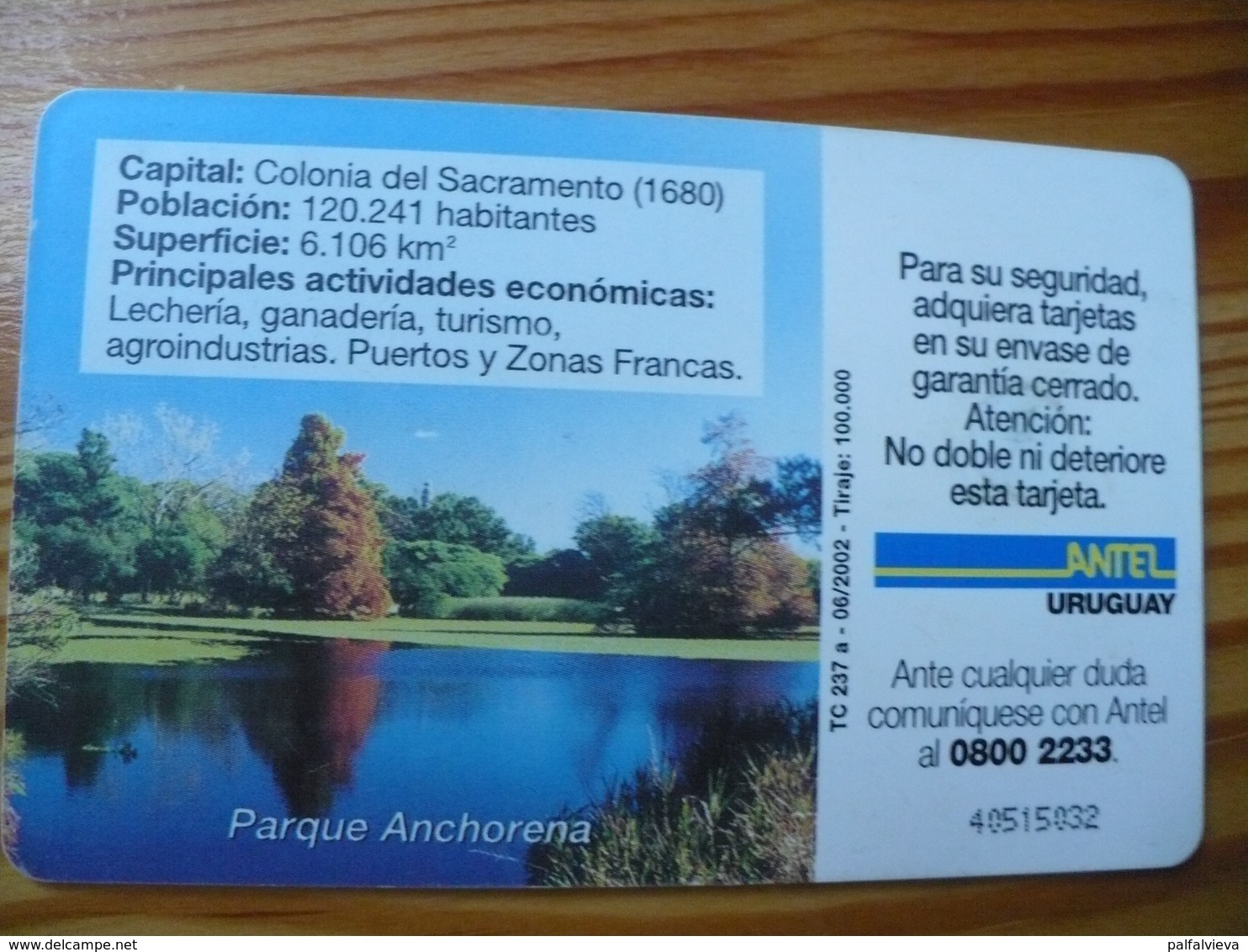 Phonecard Uruguay - Uruguay