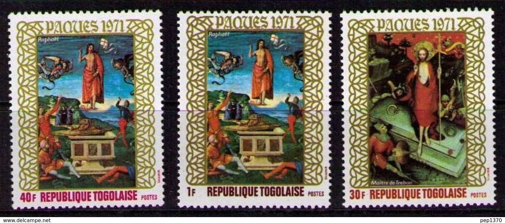 TOGO 1971 - PASCUA -PAQUES - EASTER - Yvert Nº 703/705** - Togo (1960-...)