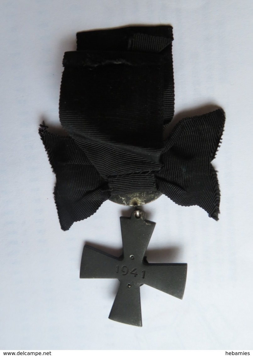FINLAND - WWII - ORDER Of The CROSS Of LIBERTY MOURNING CROSS 1941 - - Autres & Non Classés