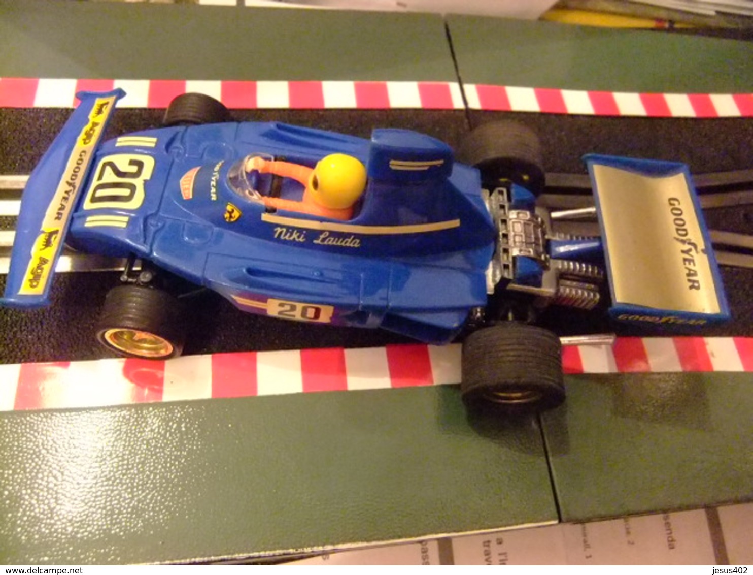 SCALEXTRIC EXIN FERRARI B3 F1 Azul  20 NIKI LAUDA Ref.4052 Made In Spain - Road Racing Sets