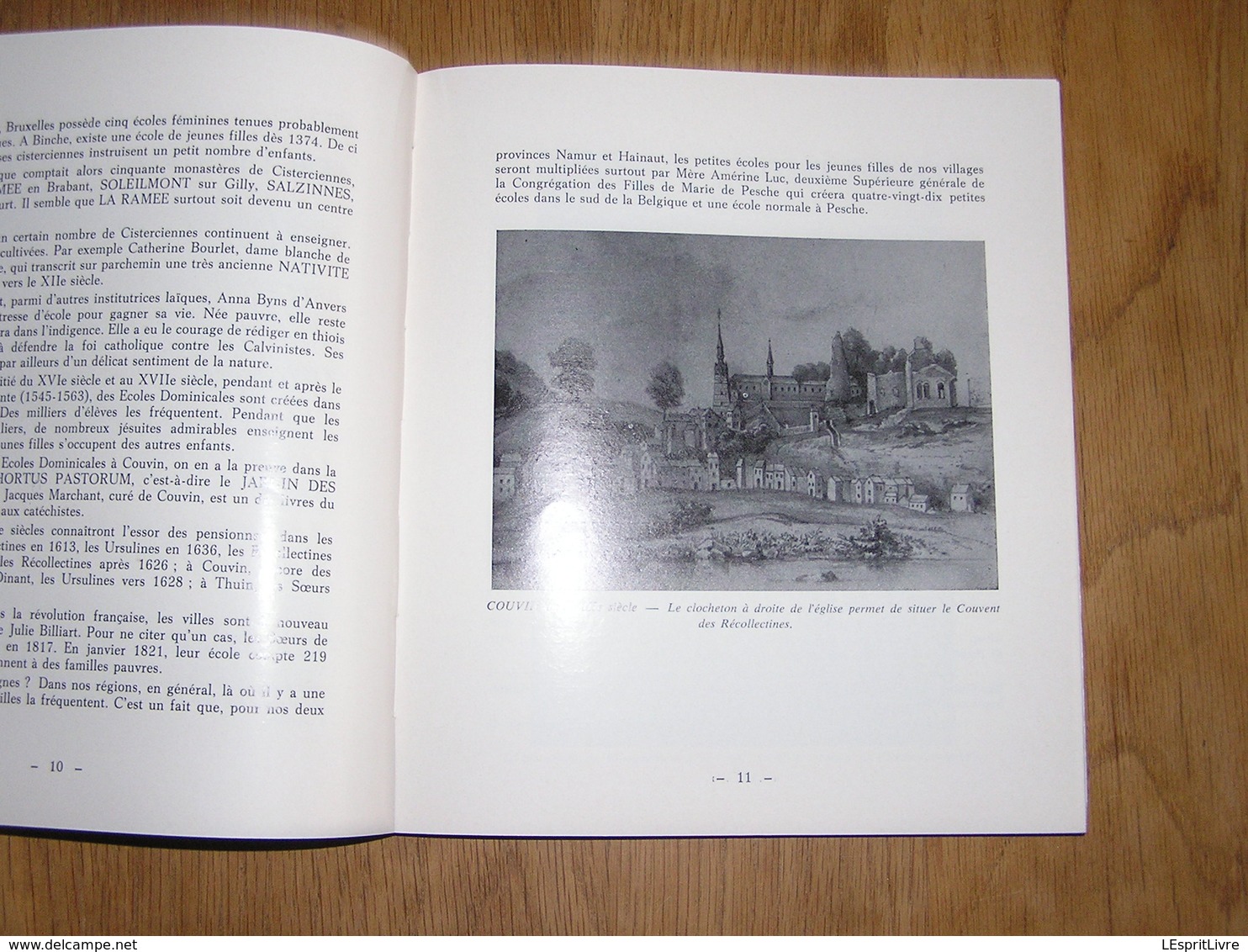 L' ECOLE NORMALE DE PESCHE 1869 1969 Régionalisme Couvin Bruly De Pesche Hitler Pensionnat Filles Religieuse Couvent - Belgique