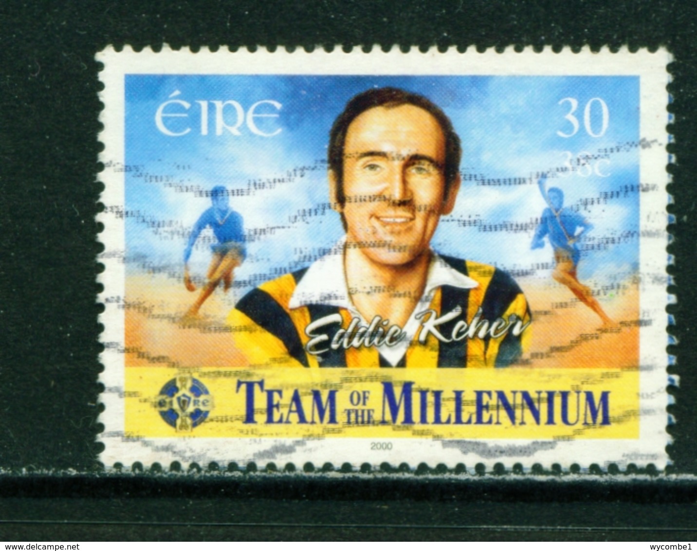 IRELAND  -  2000 Team Of The Millennium 30p Used As Scan - Used Stamps