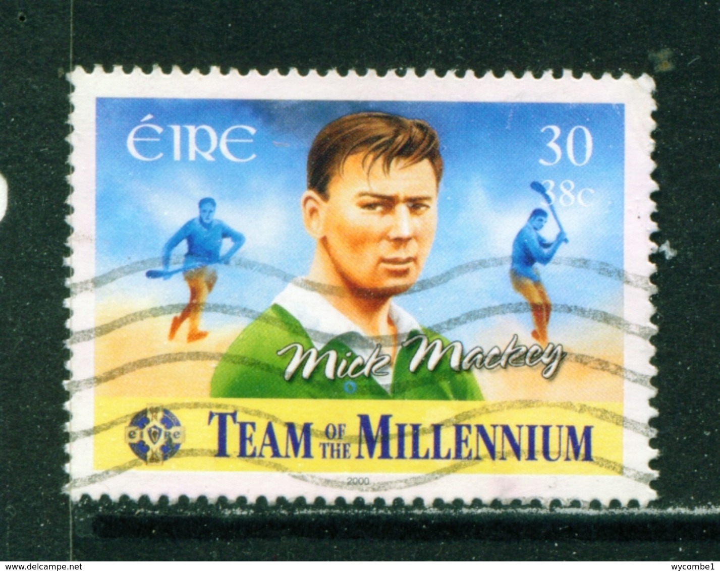 IRELAND  -  2000 Team Of The Millennium 30p Used As Scan - Used Stamps