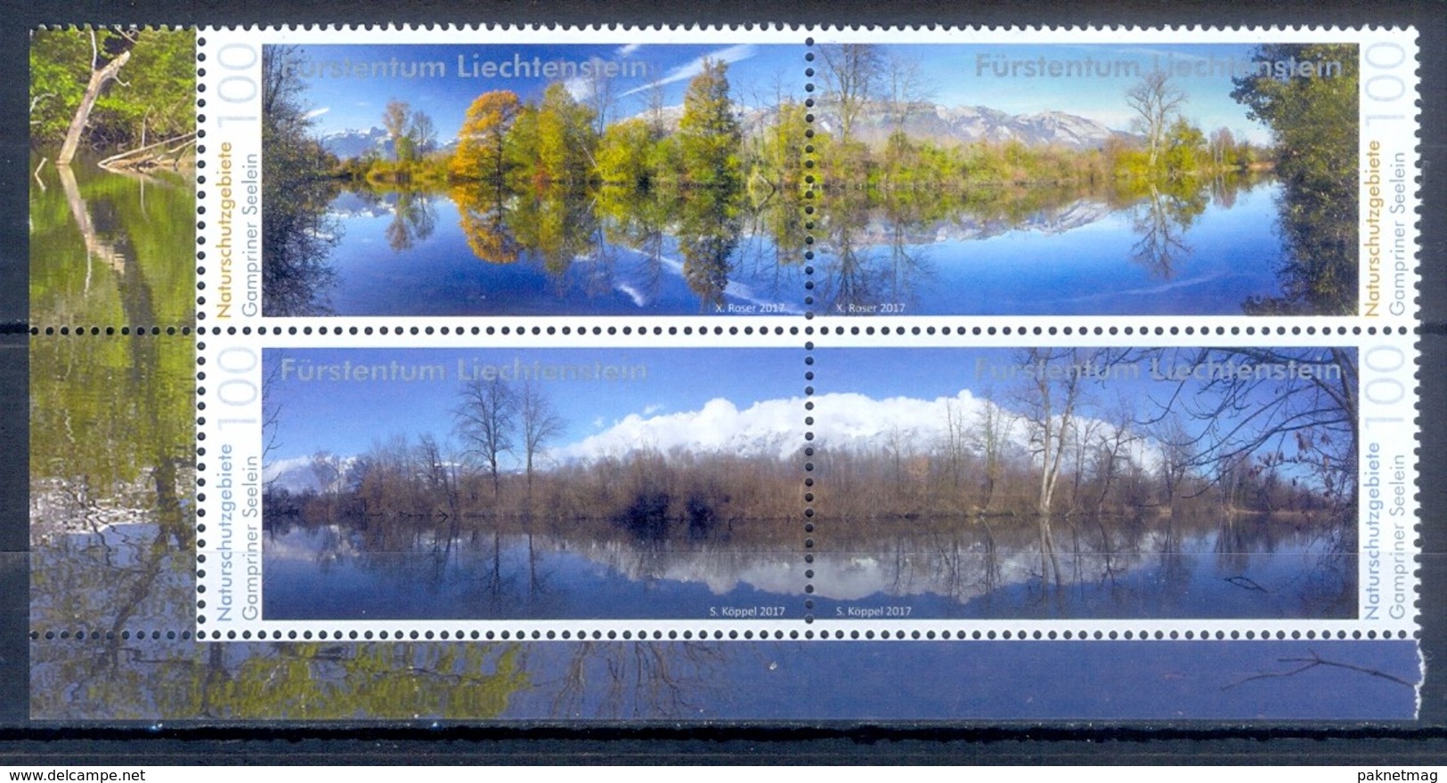 G74- Liechtenstein 2017. Plant. Tree. Gampriner Seelein Postfrisch. - Unused Stamps
