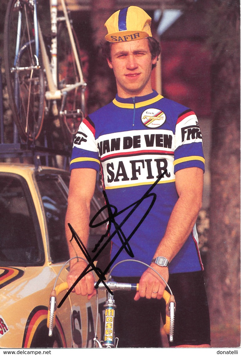 LAMOTE Yvan BEL (Roeselare (West-Vlaanderen), 9-7-'58) 1983 Safir - Van De Ven GESIGNEERD!/SIGNÉ/SIGNED! - Cyclisme