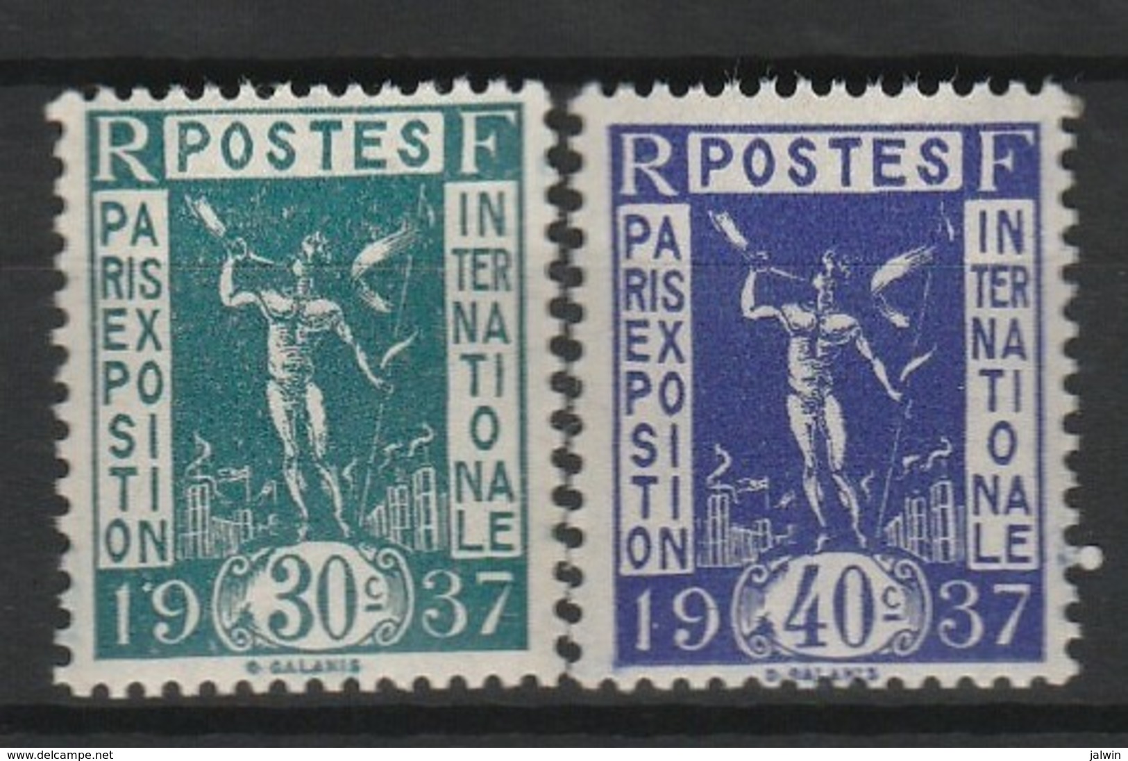 FRANCE 1936 YT N° 323 Et 324 ** - Neufs