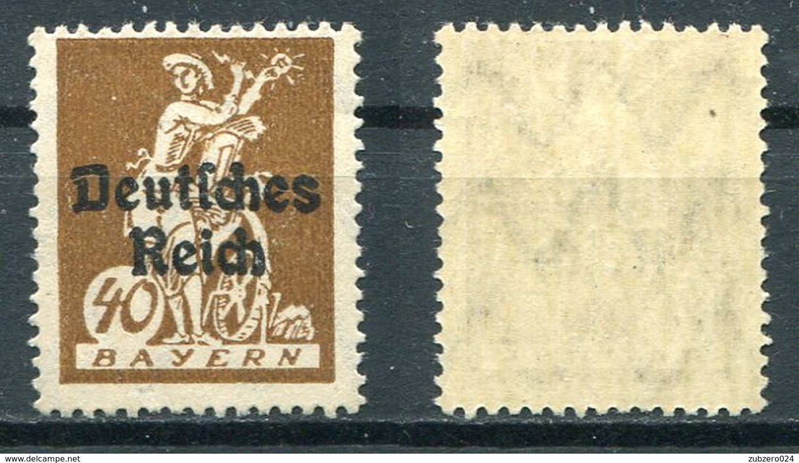 D. Reich Michel-Nr. 124 Plattenfehler VII Postfrisch - Errors & Oddities