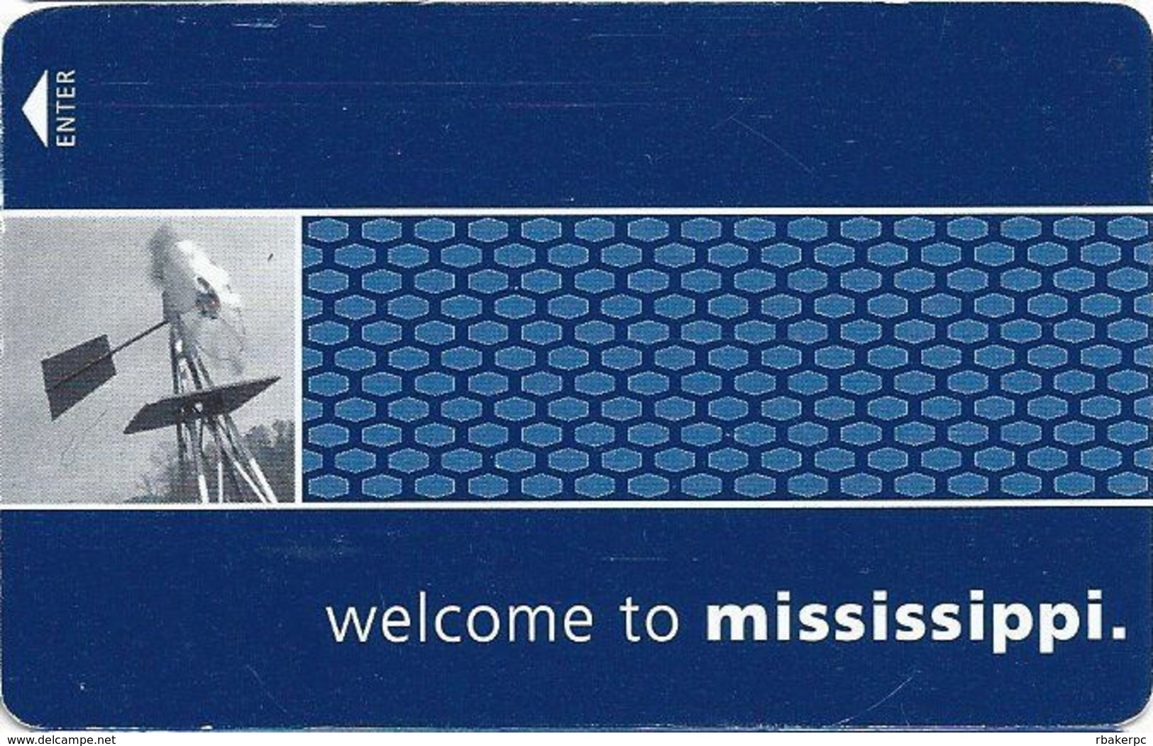 Hampton Mississippi Hotel Room Key Card - Hotel Keycards