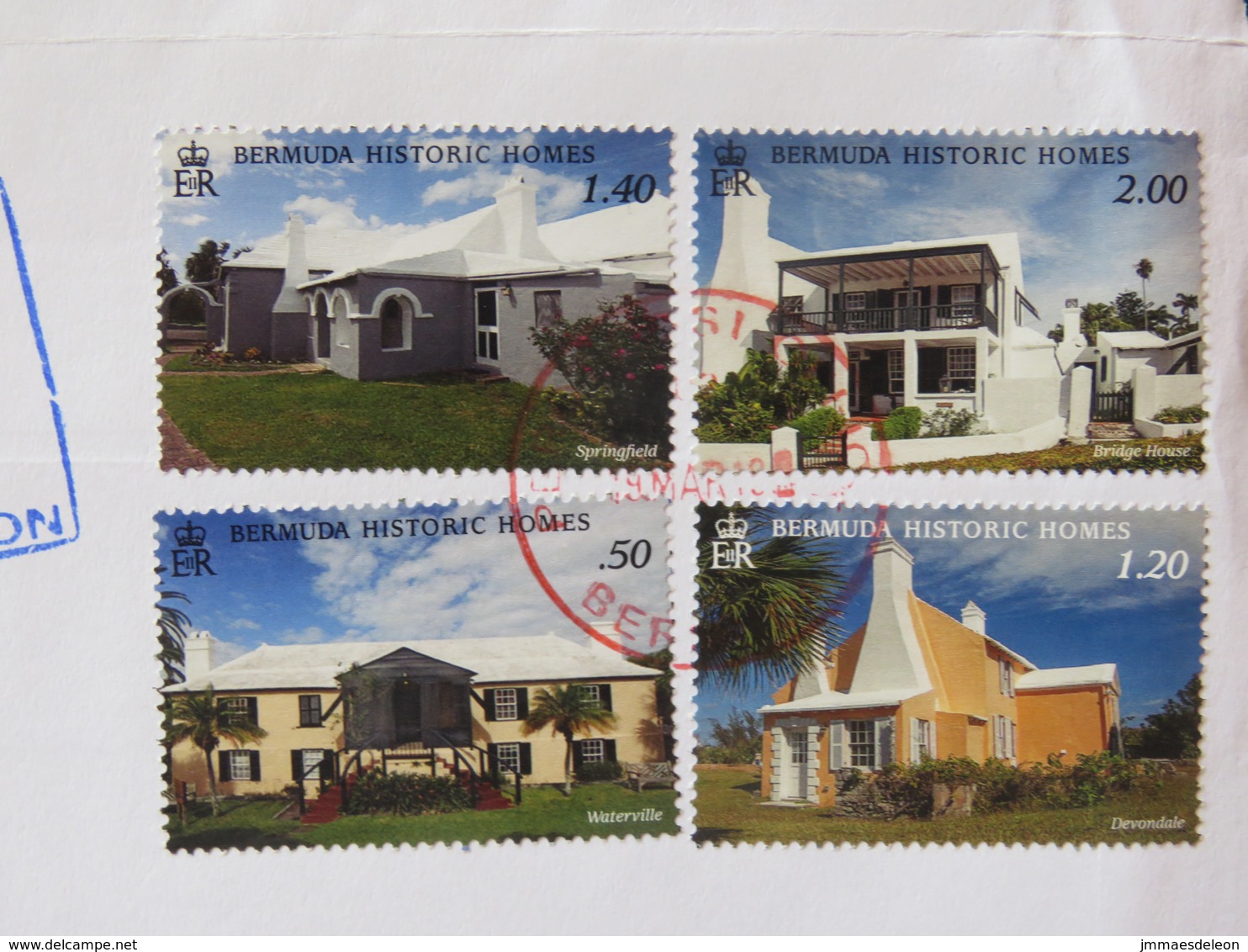 Bermuda 2019 Cover To Nicaragua - Historic Homes - Bermuda