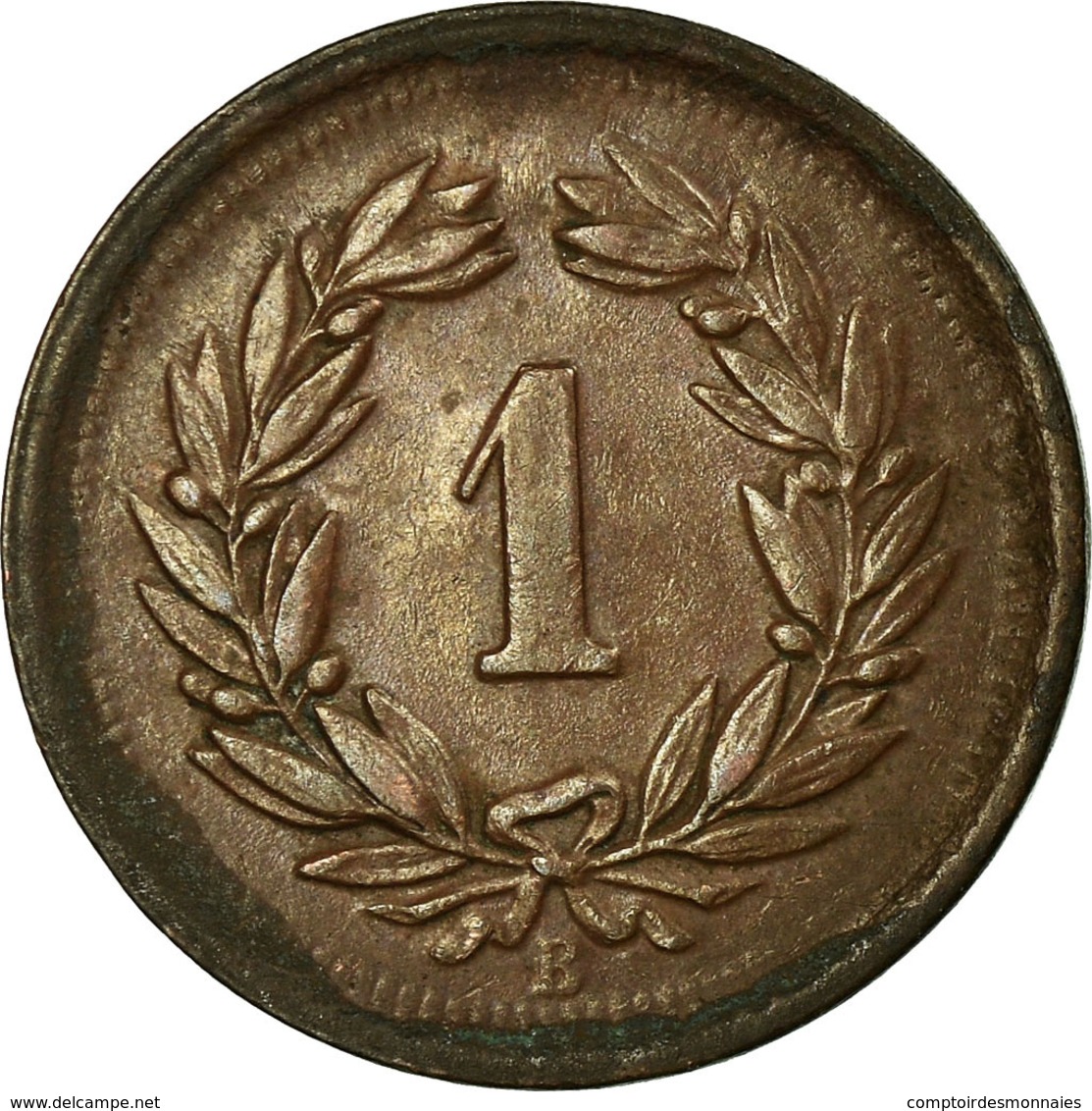 Monnaie, Suisse, Rappen, 1908, Bern, TTB, Bronze, KM:3.2 - Autres & Non Classés