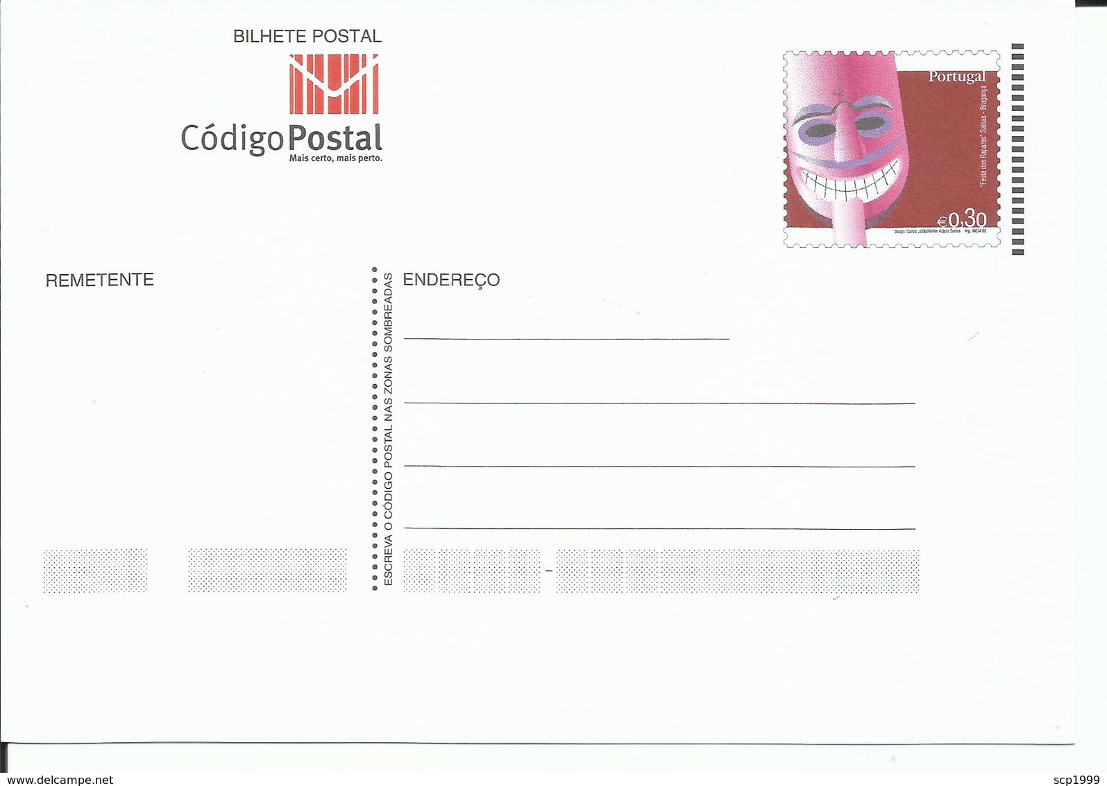 Portugal 2006 - Postal Stationery Masks - Interi Postali