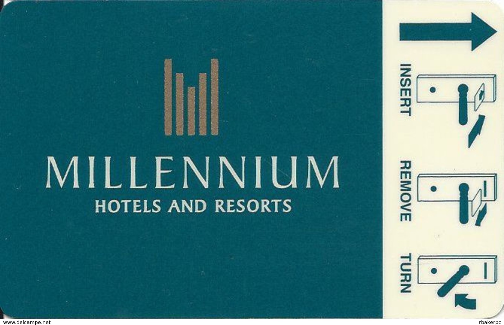 Millennium Hotel Room Key Card - Hotel Keycards