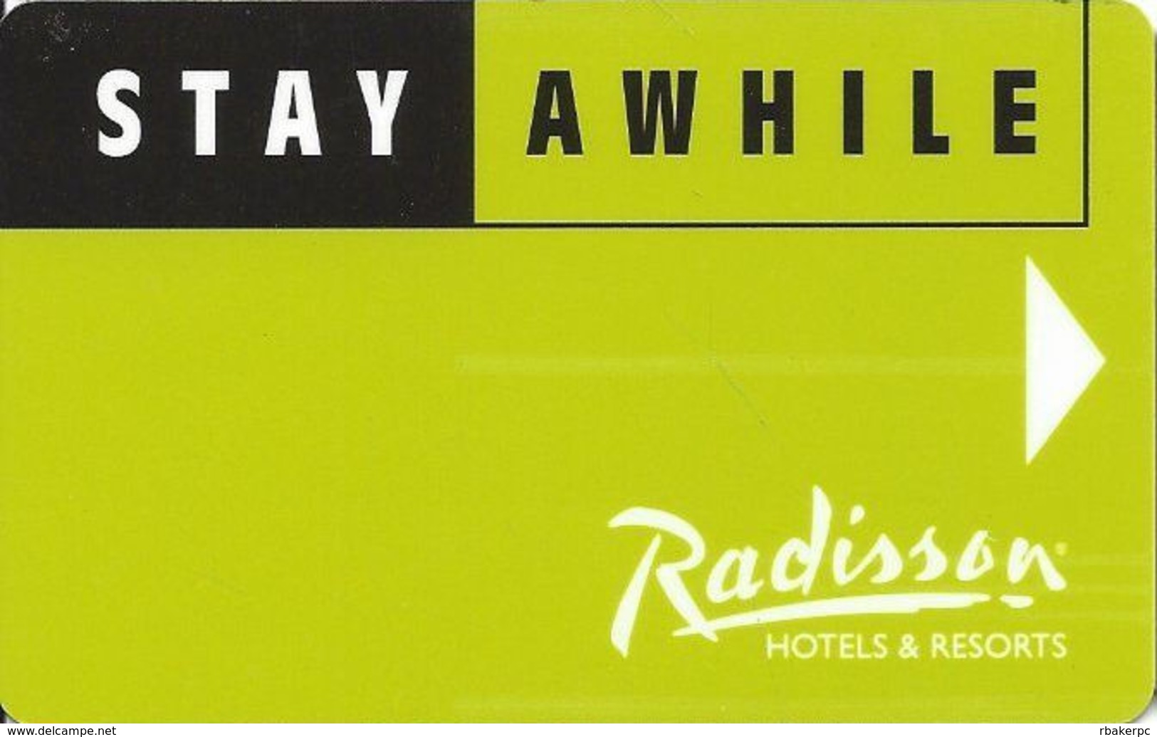 Radisson Hotel Room Key Card - Hotel Keycards