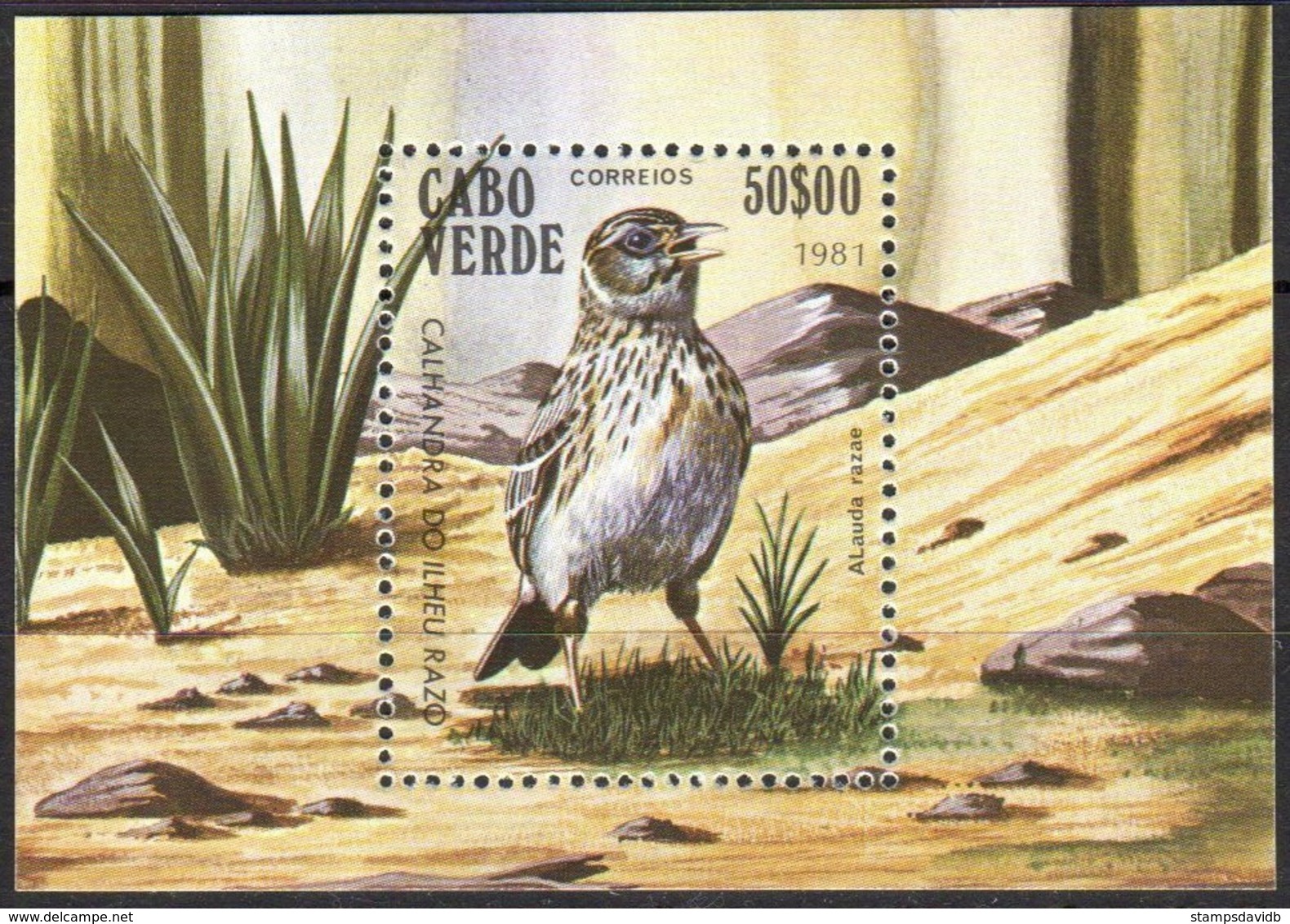 1981	Cape Verde Islands	450/B4	Birds	10,00 € - Pigeons & Columbiformes