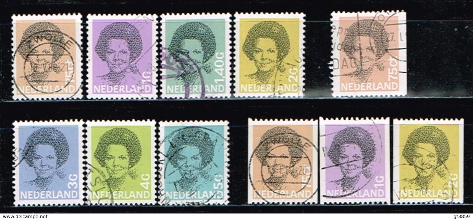 PAYS-BAS - Oblitérés/Used/1982 - Serie Courante/Reine Beatrix - Oblitérés