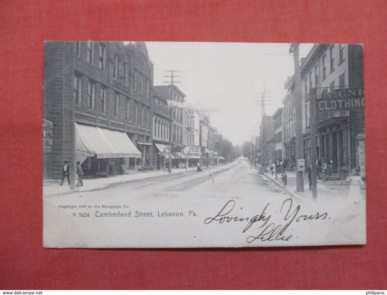 Rotograph  Cumberland Street  Lebanon - Pennsylvania      Ref 3488 - Other & Unclassified