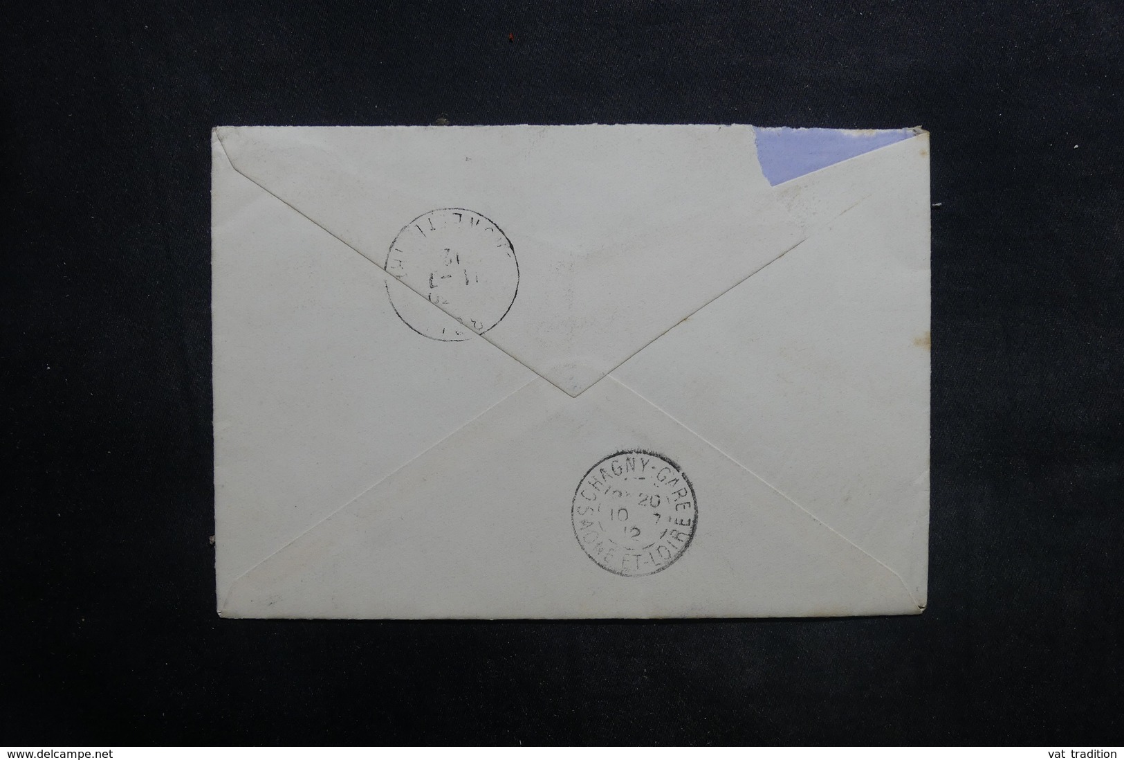 FRANCE - Enveloppe En Recommandé De Paris Pour Charolles En 1912 , Affranchissement  Semeuse - L 35277 - 1877-1920: Période Semi Moderne