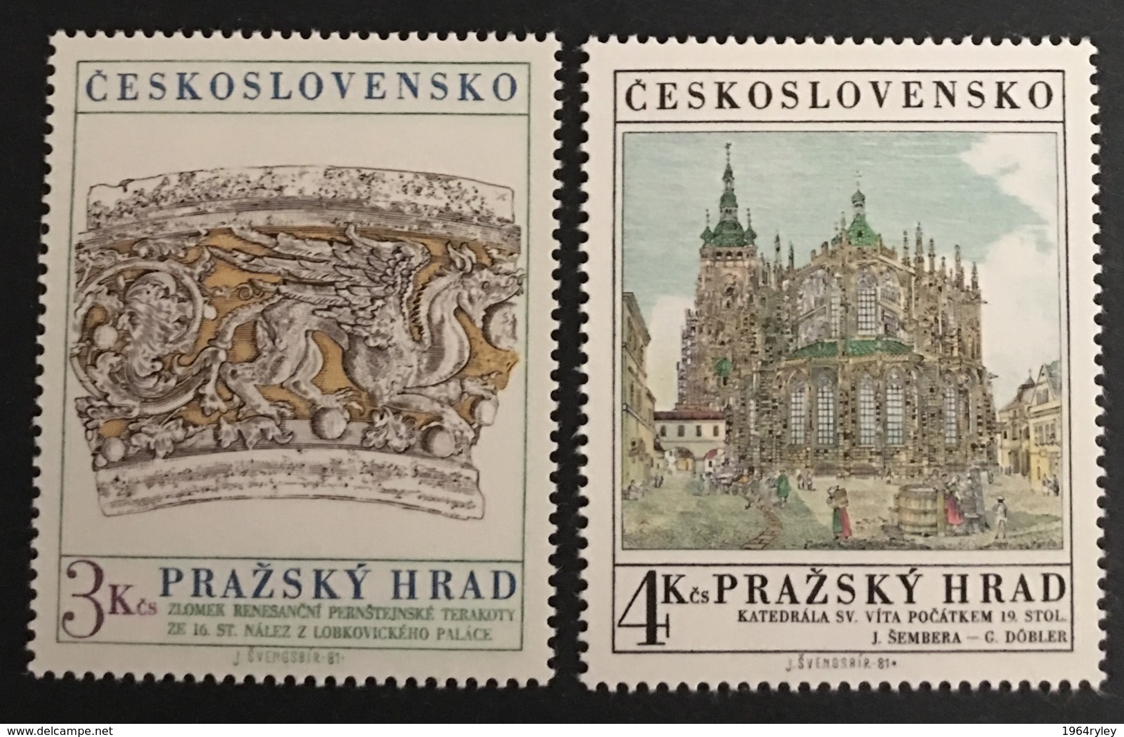 CZECHOSLOVAKIA  - MNH** - 1981 - # 2384/2385 - Unused Stamps