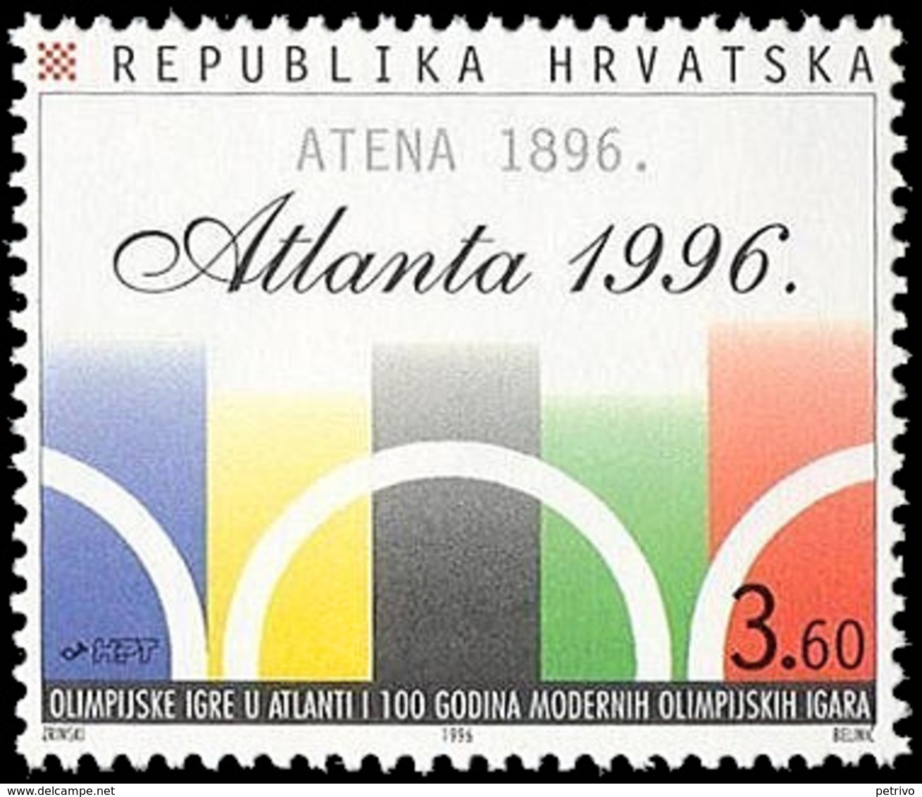 ** Croatia - 1996 - Olympic Games 1996 - Mi. 387 - Summer 1996: Atlanta