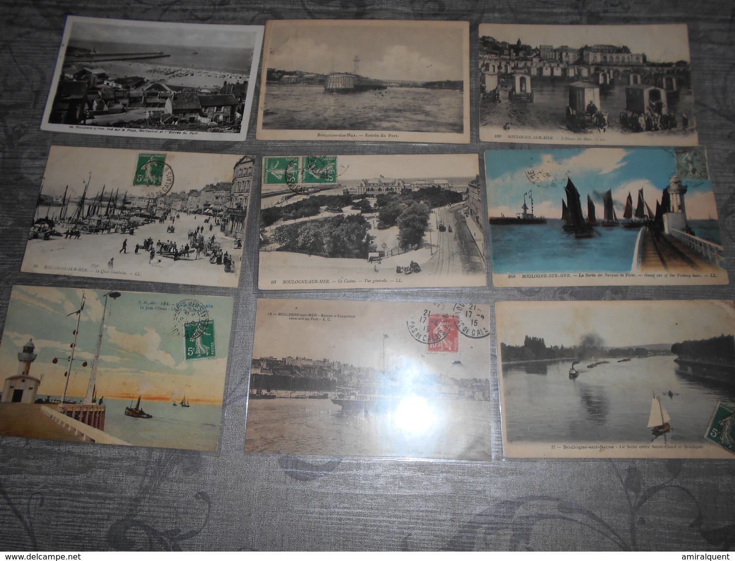 LOT DE 16 CARTES DU PAS DE CALAIS  BOULOGNE SUR MER - Boulogne Sur Mer