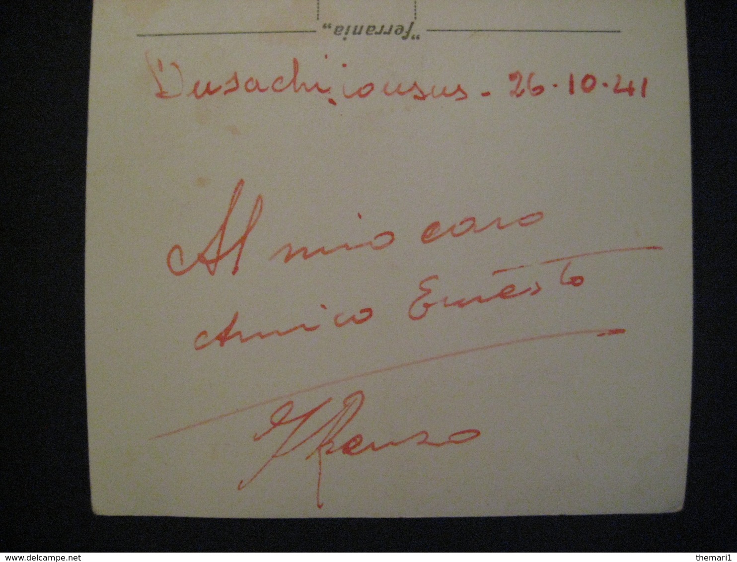 1941 DA VEDERE RANCIO PRANZO OPERAI ? MINATORI ? BUSACHI ? ORISTANO SARDEGNA ? - Altri & Non Classificati