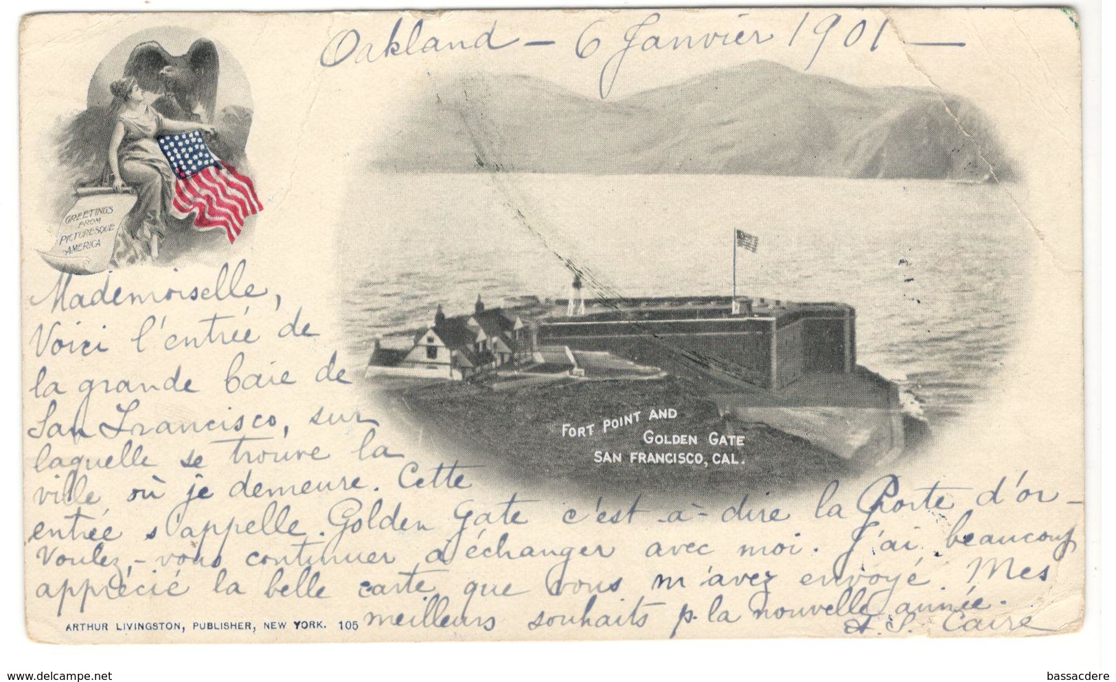 19918 - PRIVATE MAILING CARD - FORT POINT - Briefe U. Dokumente
