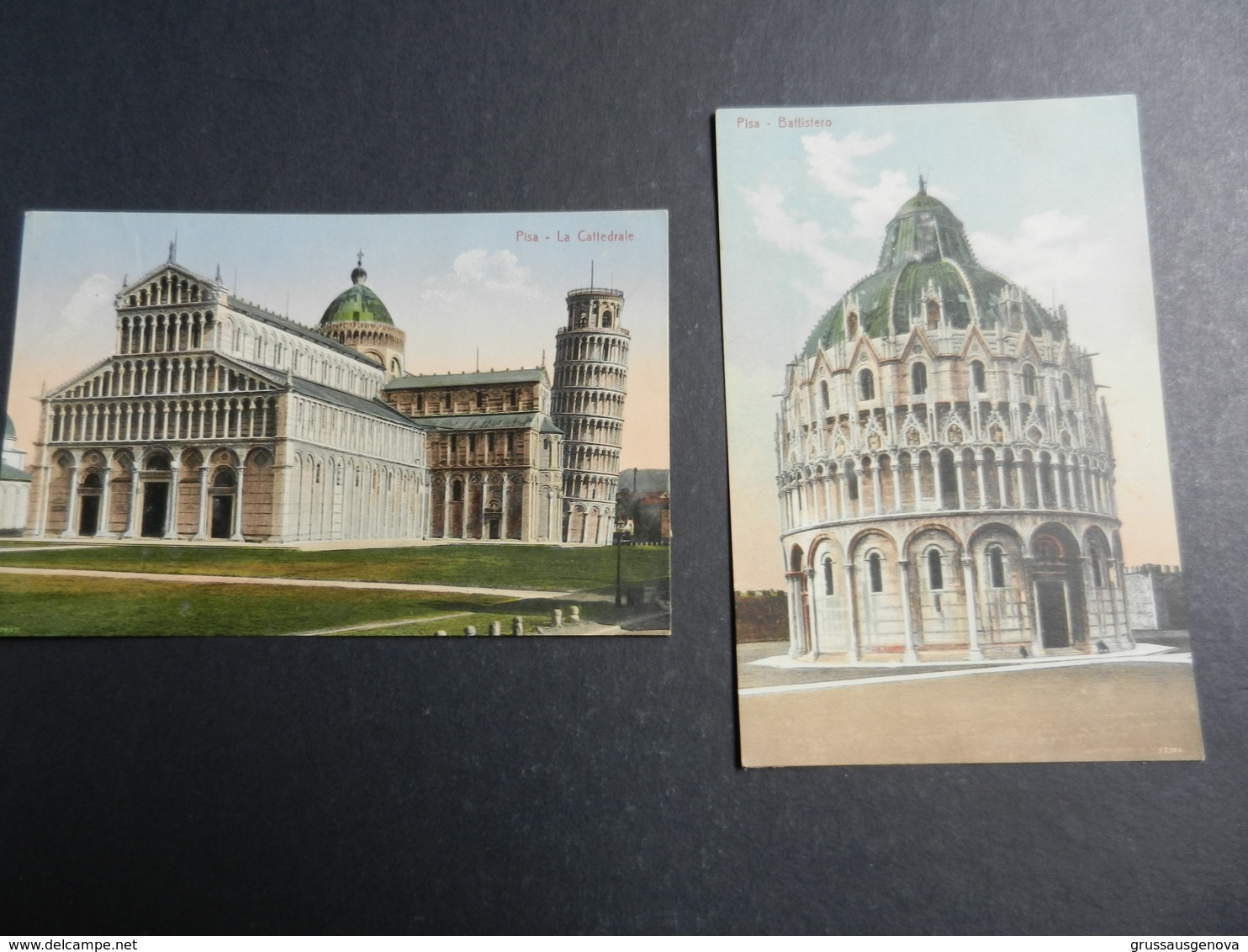 19959) PISA CATTEDRALE E BATTISTERO LOTTO DI DUE CARD NON VIAGGIATE - Pisa