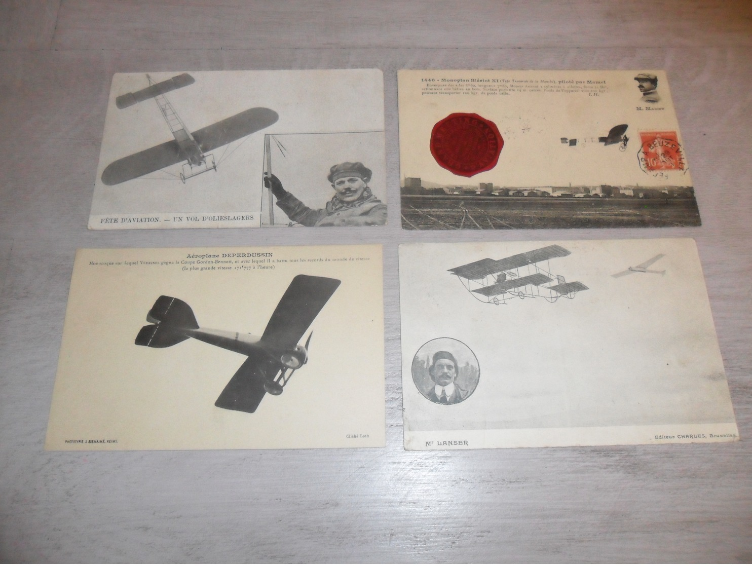 Beau Lot De 20 Cartes Postales D' Aviation  Avion  Pilote    Mooi Lot Van 20 Postkaarten  Vliegtuig  Piloot  - 20 Scans - 5 - 99 Postcards