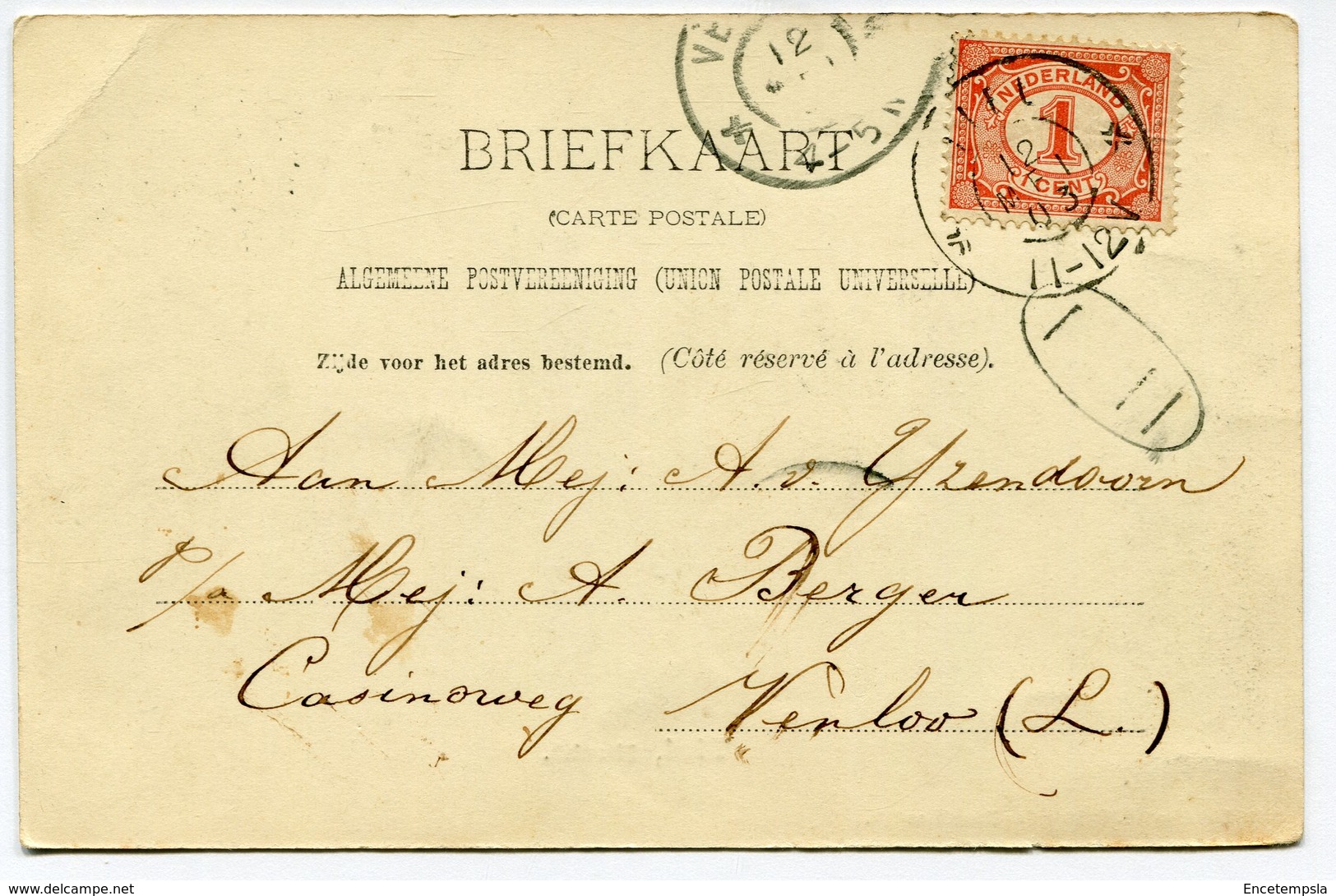CPA - Carte Postale - Pays-Bas - Tiel - Hucht- 1903 (B9436) - Tiel
