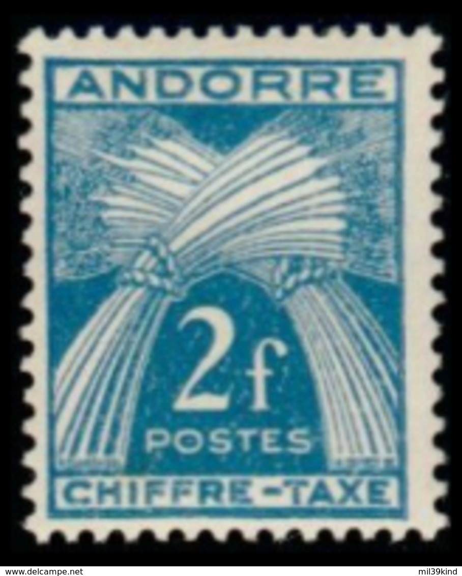 TIMBRE ANDORRE.FR - 1943 - NR TAXE 26 - NEUF - Unused Stamps