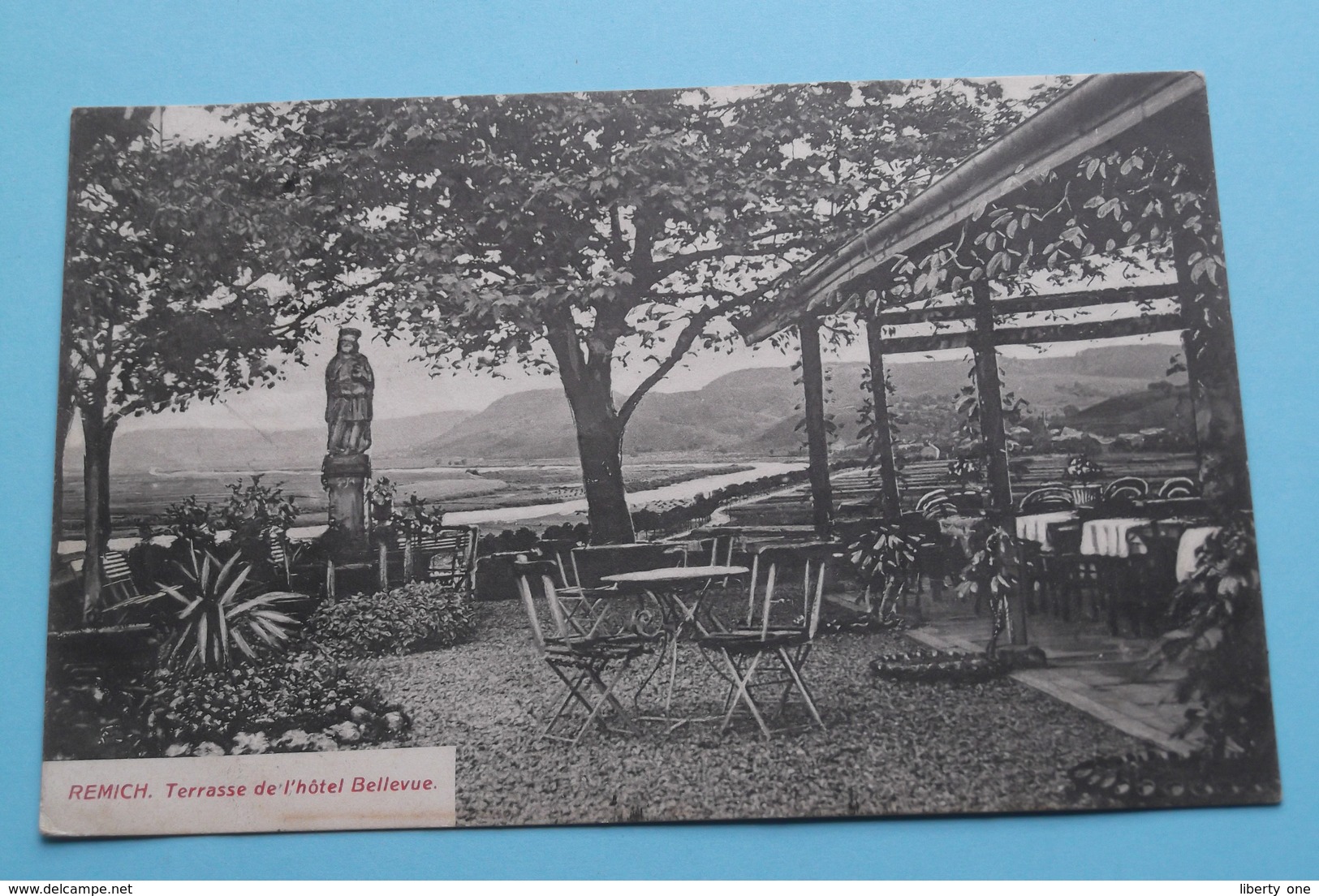 Terrasse De L'Hôtel Bellevue ( 2476 ) Anno 1907 ( Voir/see Photo ) ! - Remich