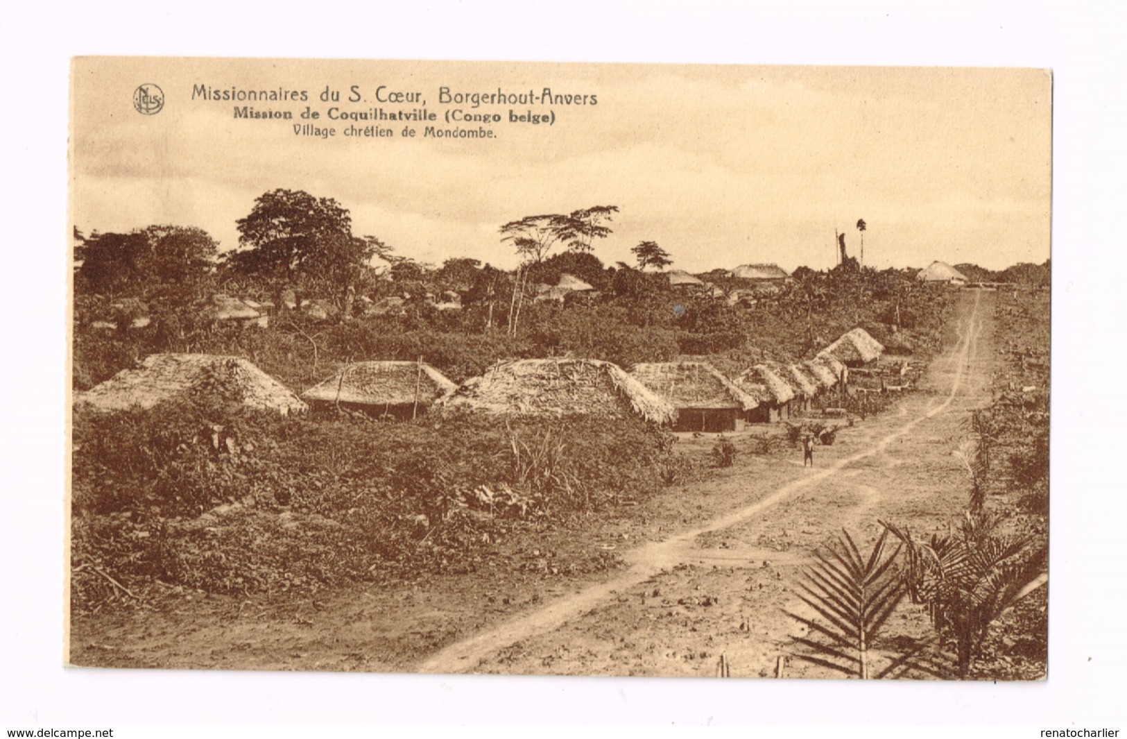 Mission De Coquilhatville (Congo Belge).Village Chrétien De Mondombe. - Congo Belge