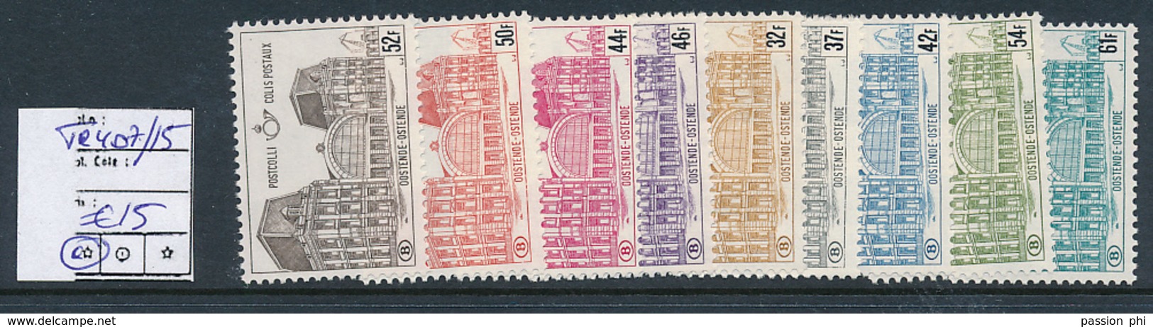 BELGIUM COB TR407/415 MNH - Andere & Zonder Classificatie