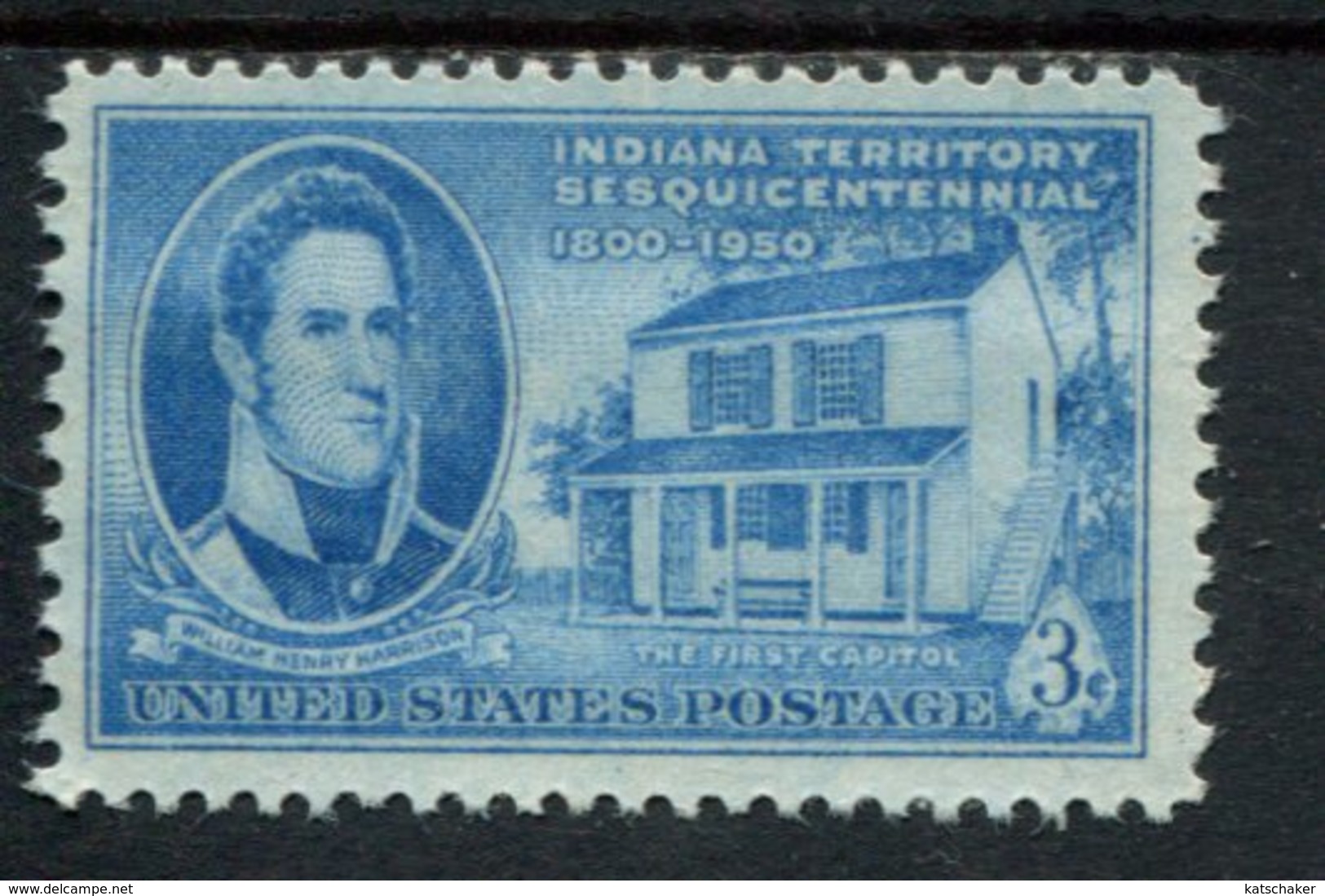 802631393 1950 SCOTT 996 POSTFRIS MINT  NEVER HINGED EINWANDFREI (XX) INDIANA TERRITORY ISSUE - Neufs