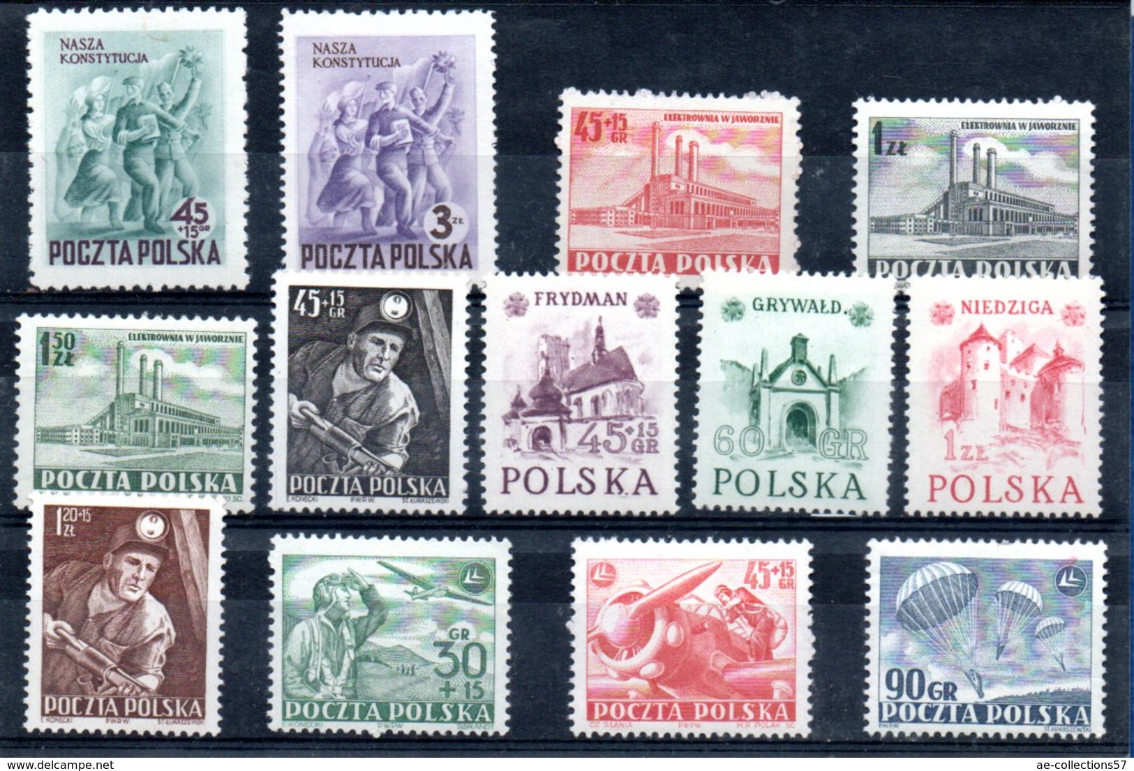 Pologne / Lot De Timbres / Etats Divers - Collections