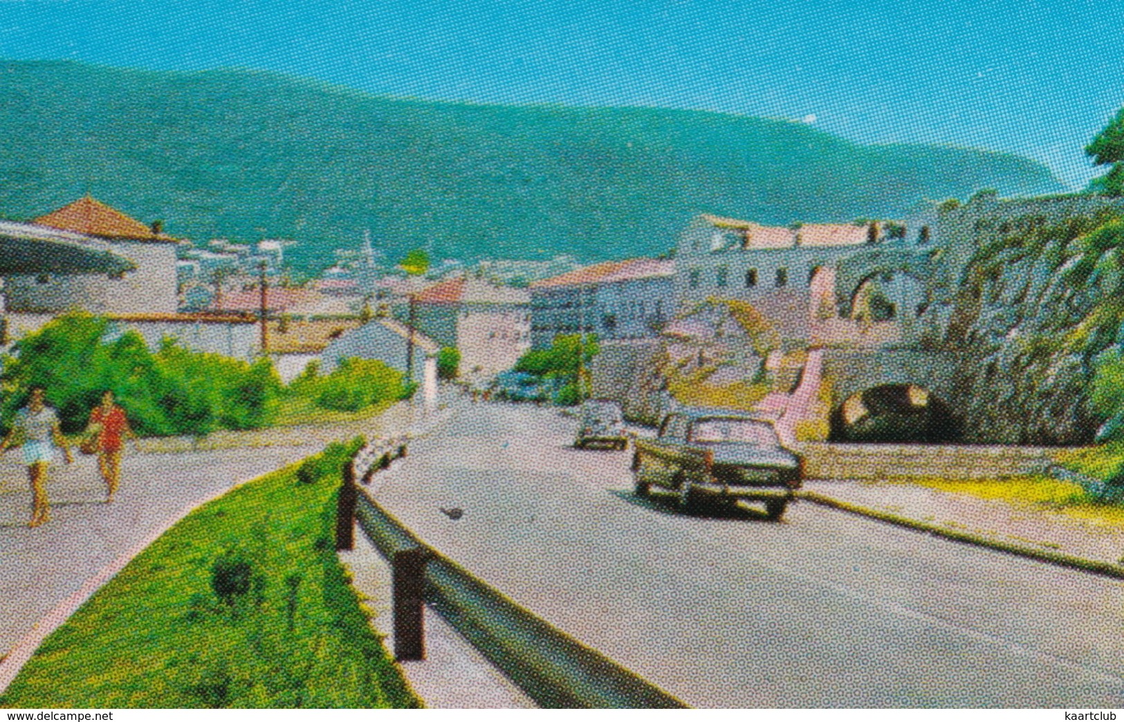 Senj: FORD TAUNUS 17M P3, FIAT 500, VW 1200 KÄFER/COX, DKW JUNIOR, PEUGEOT 404, CARAVAN - FERRY - (Croatia, YU.) - Toerisme