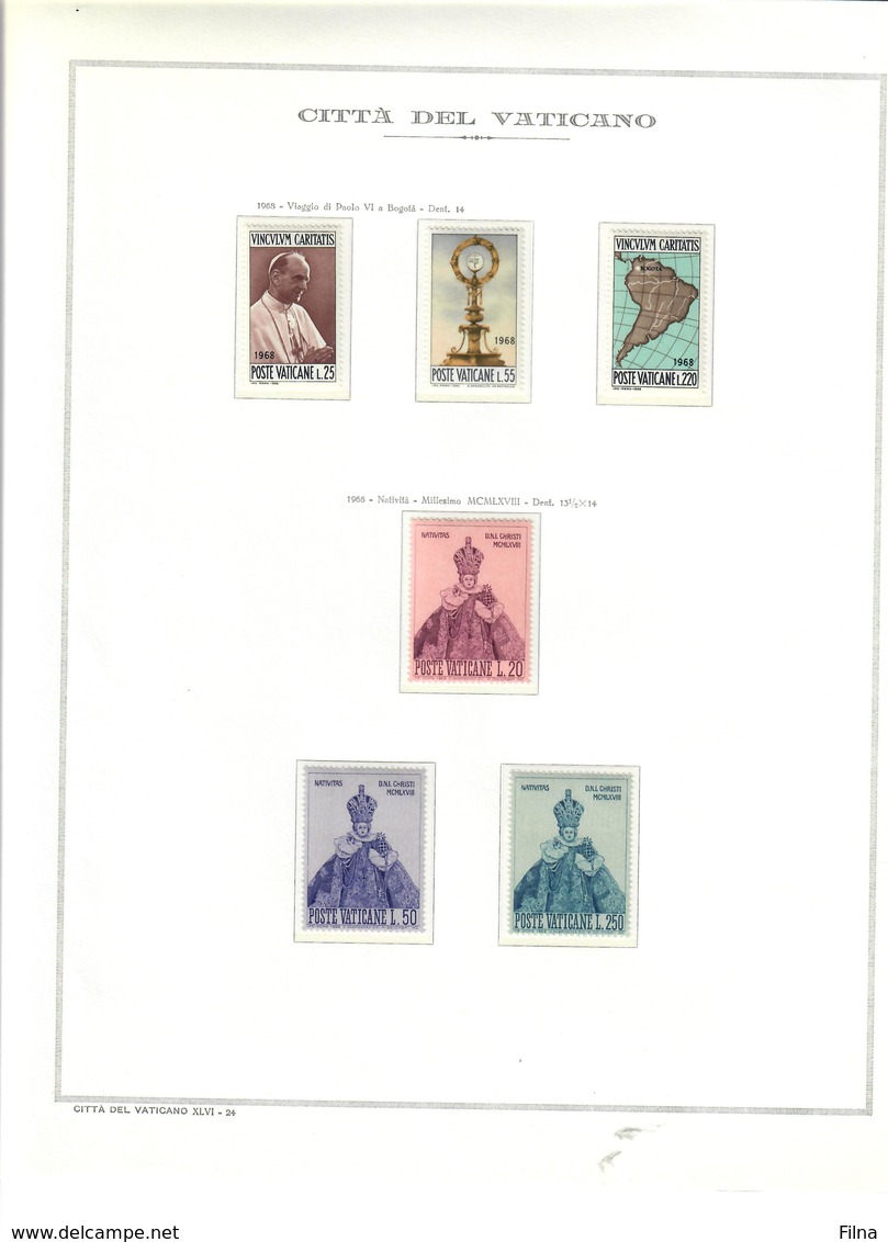 VATICANO - ANNATE COMPLETE DAL 1959 AL 1988 - MNH ** - Annate Complete