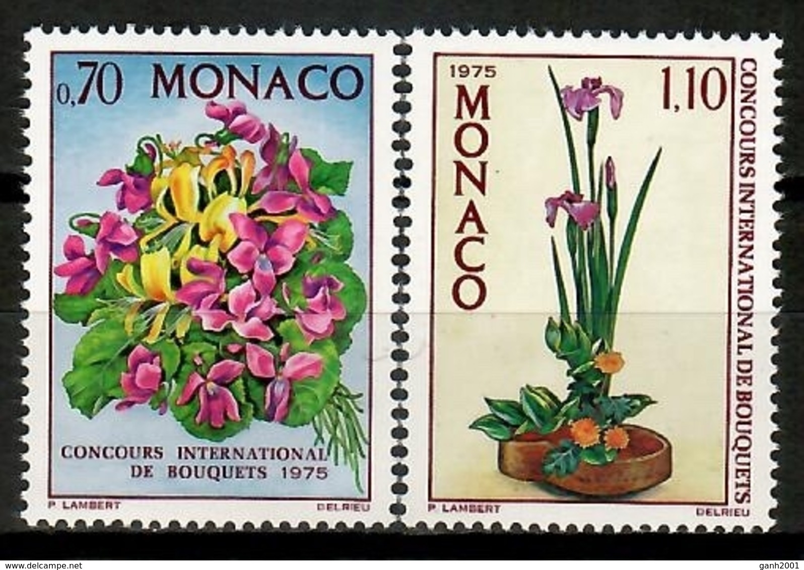 Monaco 1974 / Flowers MNH Blumen Flores Fleurs / Cu14116  41-3 - Otros & Sin Clasificación