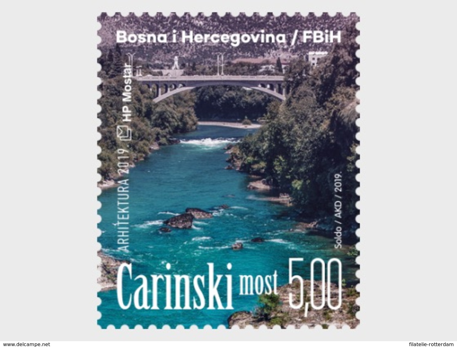 Bosnië-Herzegovina / Bosnia - Postfris/MNH - Complete Set Architectuur, Bruggen 2019 - Bosnië En Herzegovina