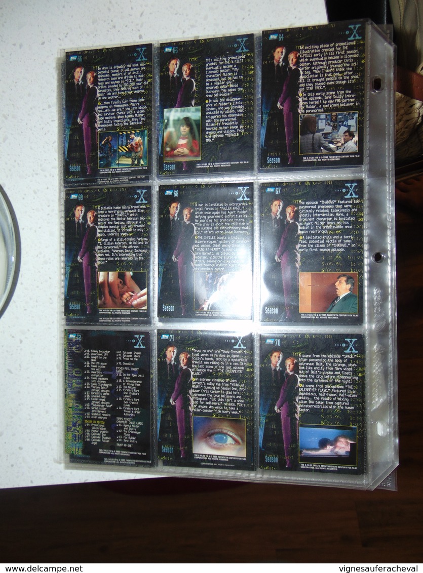 X-Files:Th Truth Is Out There  By Topps 199 (serie Compledte De 72 Cartes) - X-Files