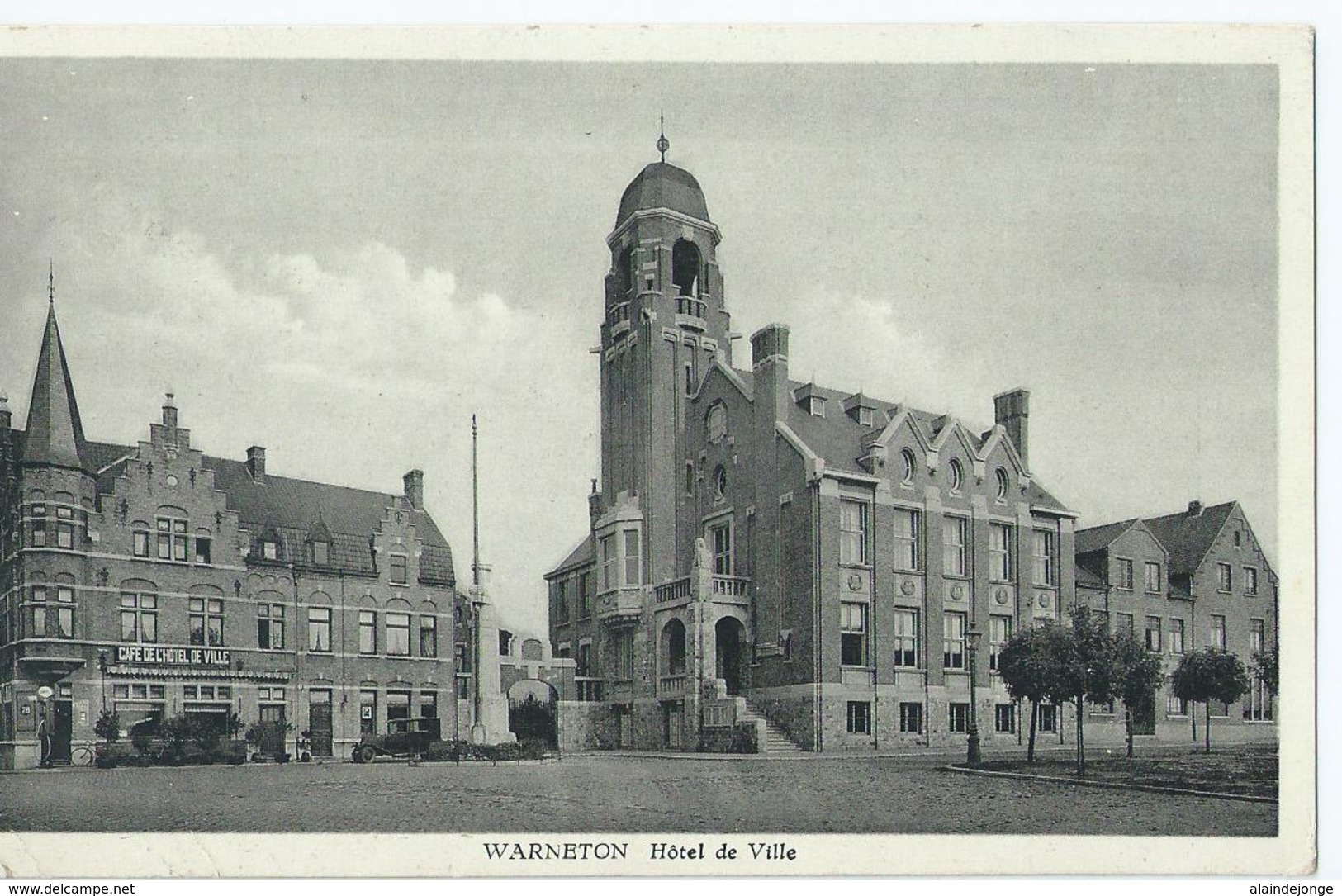 Komen-Waasten - Warneton - Hôtel De Ville - Editeur A. Van Acker, Warneton - Komen-Waasten