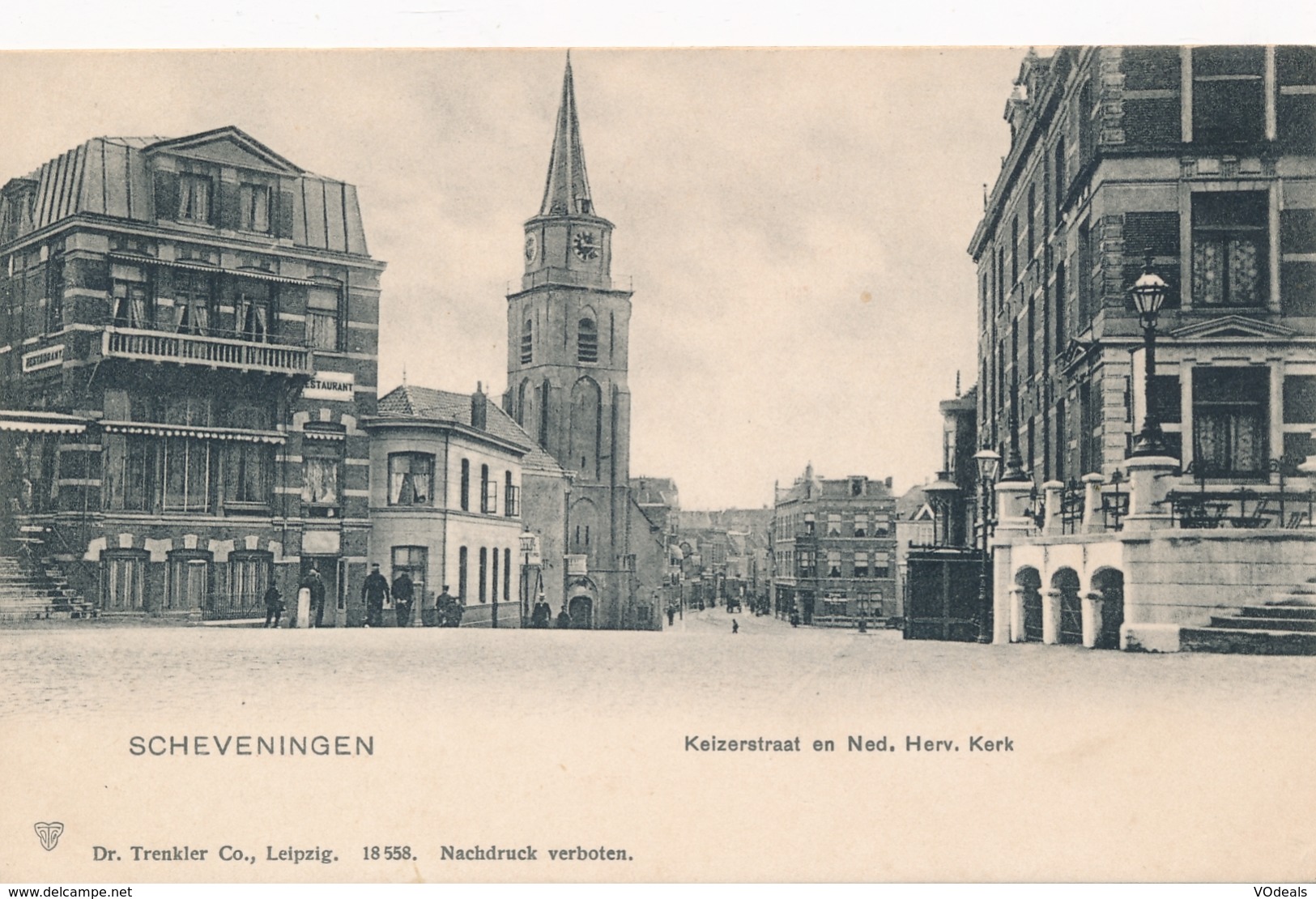 CPA - Pays-Bas - Scheveningen - Keizerstraat En Ned. Herv. Kerk - Scheveningen