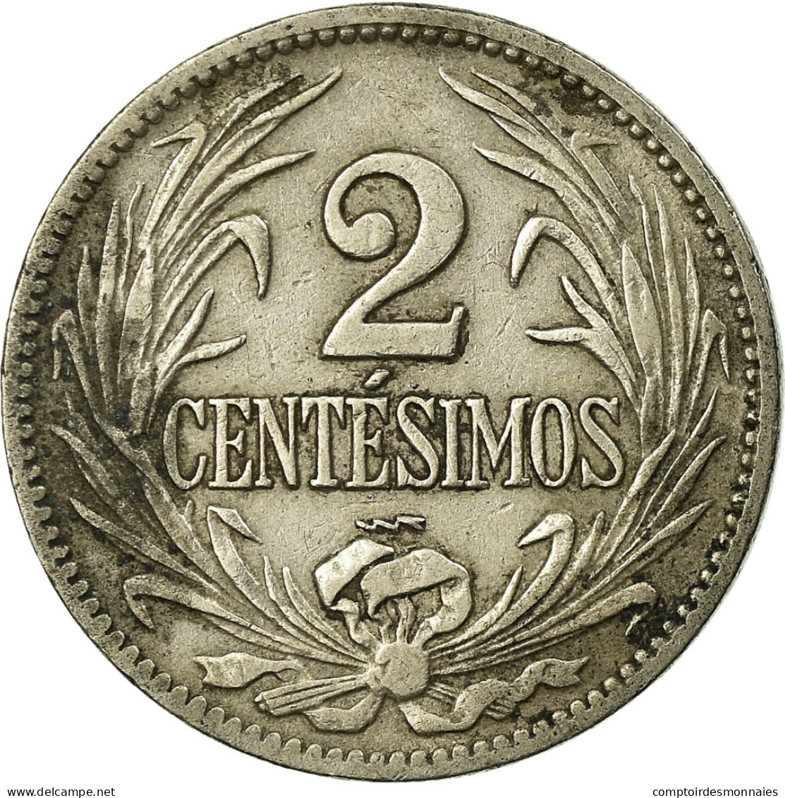 Monnaie, Uruguay, 2 Centesimos, 1924, Uruguay Mint, Poissy, France, TTB - Uruguay