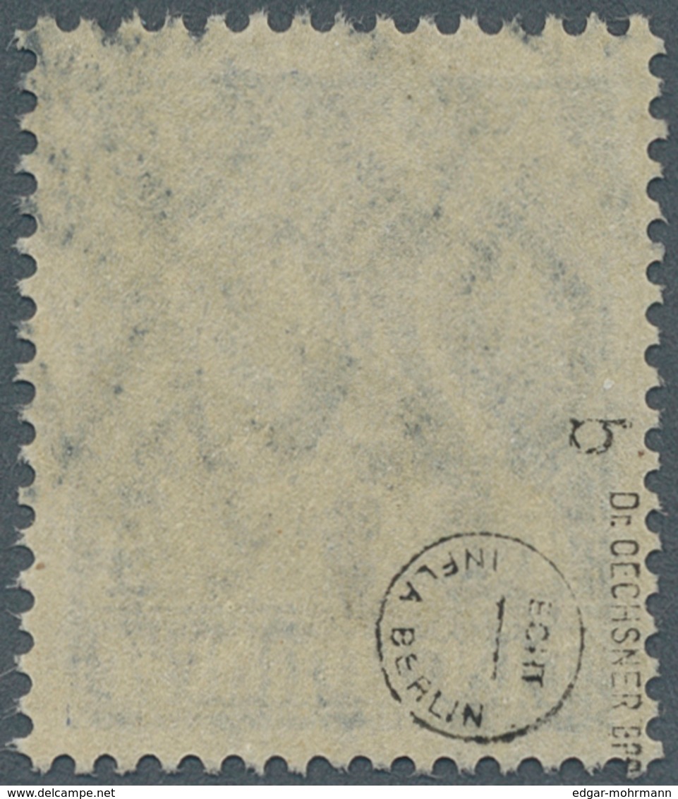 Deutsches Reich - Dienstmarken: 1920, 20 Pfg. Dienst Mit Ziffer "21" In Der Seltenen Farbe Preußisch - Servizio