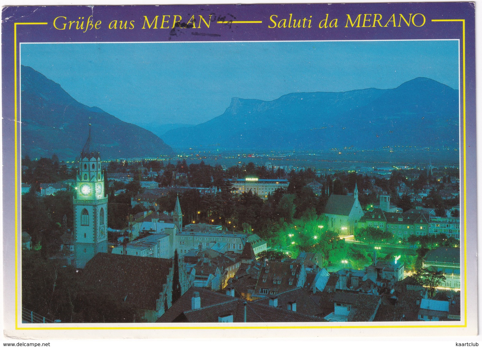 Kurstadt Meran 312 M Ansicht Gegen Etschtal / Merano, Luogo Di Cura, Veduta Con Val D'Adige -  (Italia) - Merano