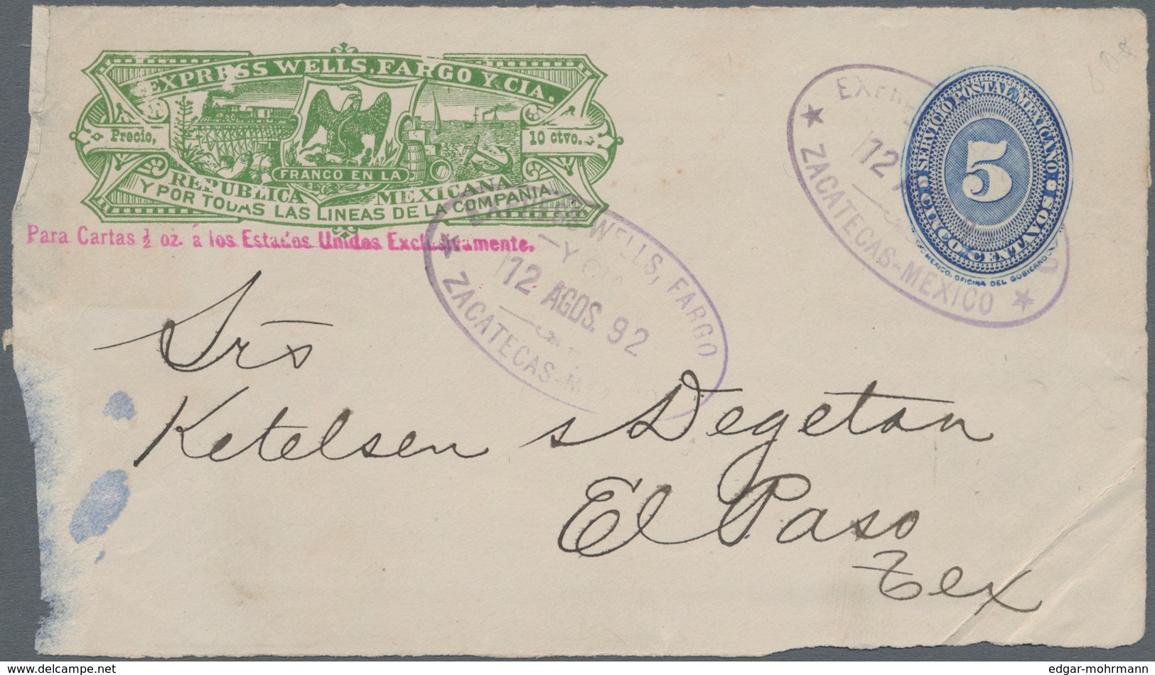 Amerika: 1885-1945 (c.), only few items later, holding of covers and post cards, including many regi