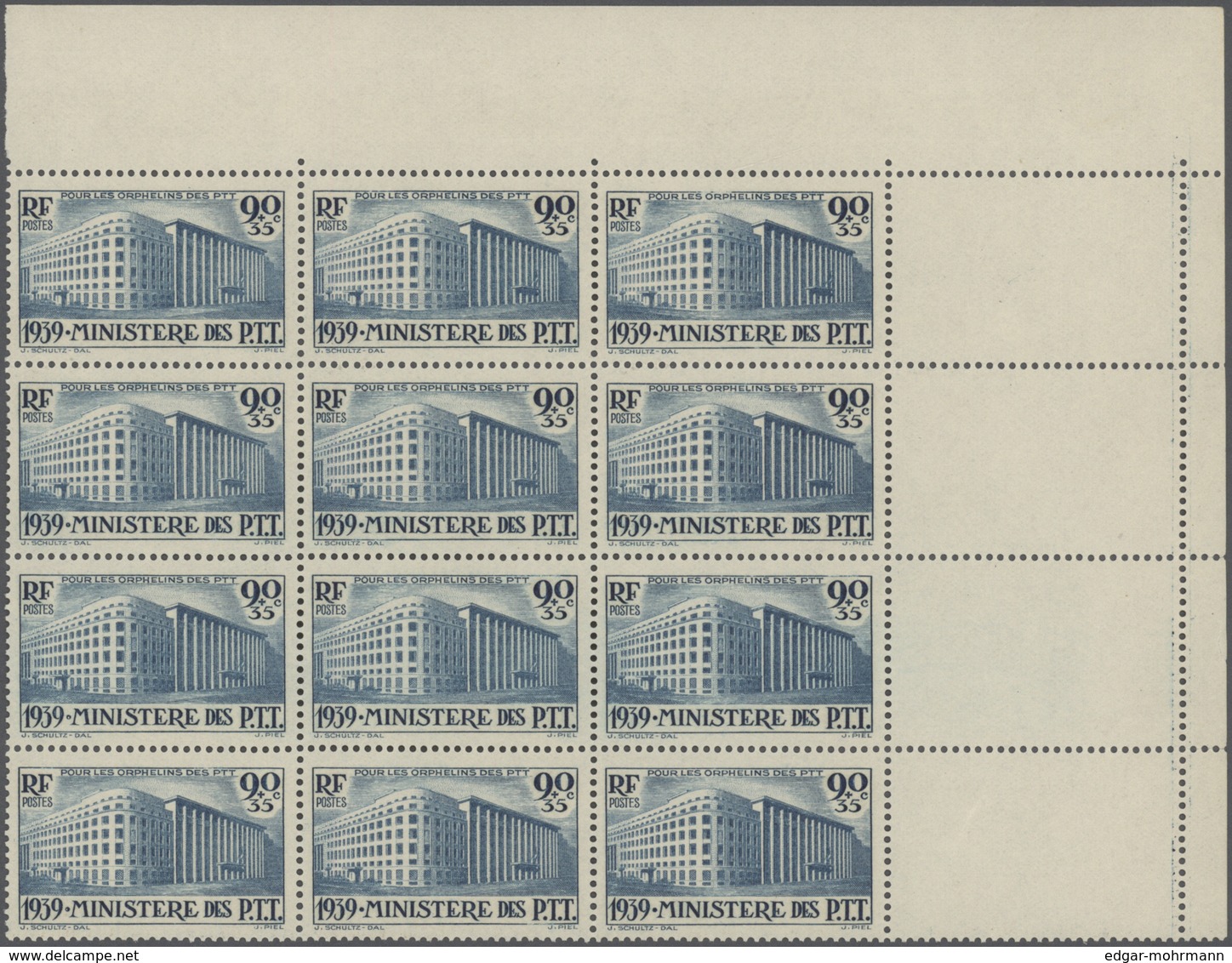 Frankreich: 1906/1941, MINT NEVER HINT STOCK, Comprehensive And Well Sorted Holding Neatly On Stockc - Other & Unclassified