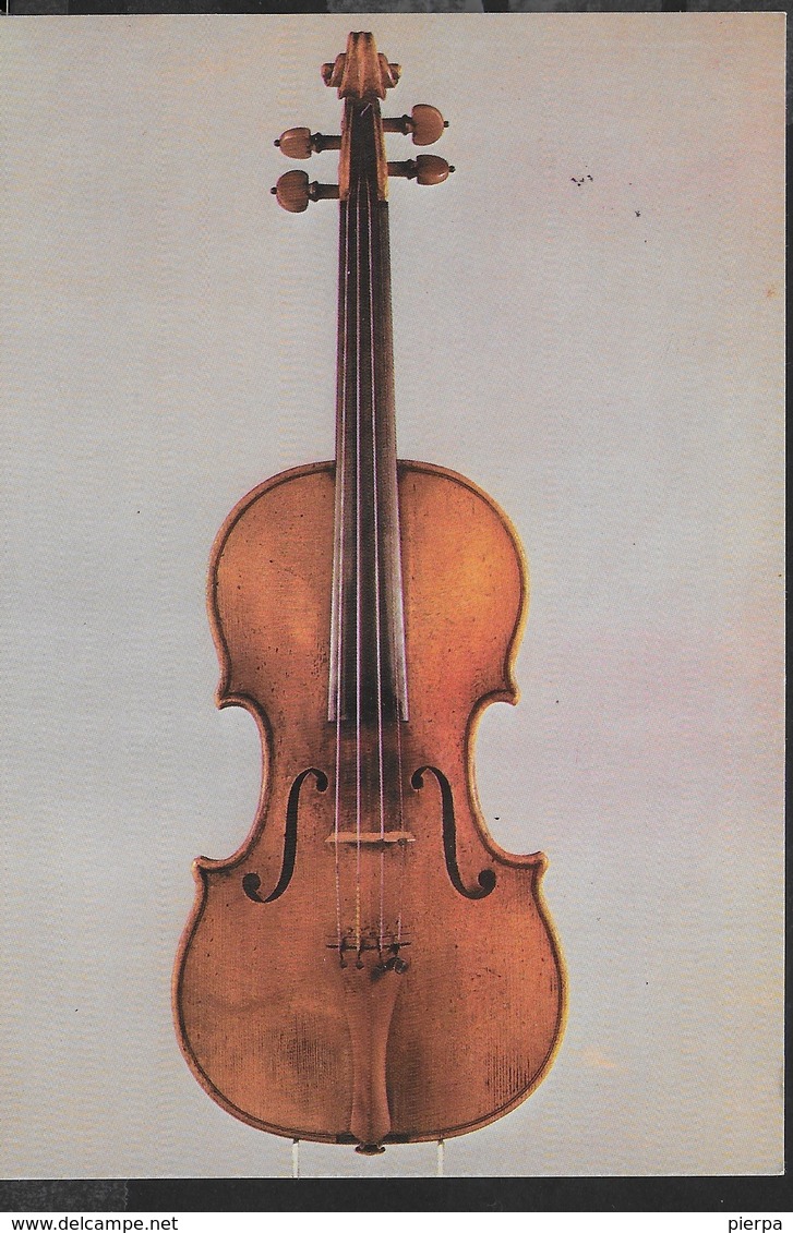 ANNULLO SPECIALE - CREMONA - 07.03.1987 - CELEBRAZIONI STRADIVARIANE - 250° MORTE STRADIVARI - SU CARTOLINA VIAGGIATA - Musica