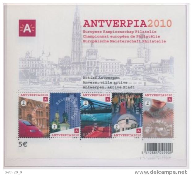 Belgique 2008  Antverpia 2010 Minerals Minéraux Diamonds Diamants MNH - Minéraux