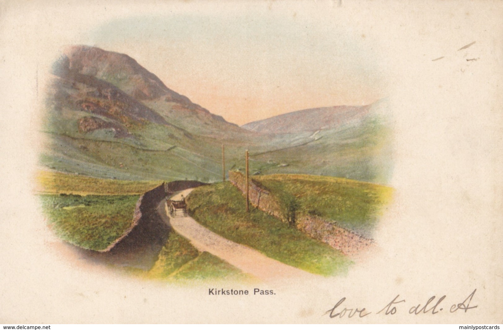 AL66 Kirkstone Pass - Early Undivided Back Vignette - Other & Unclassified